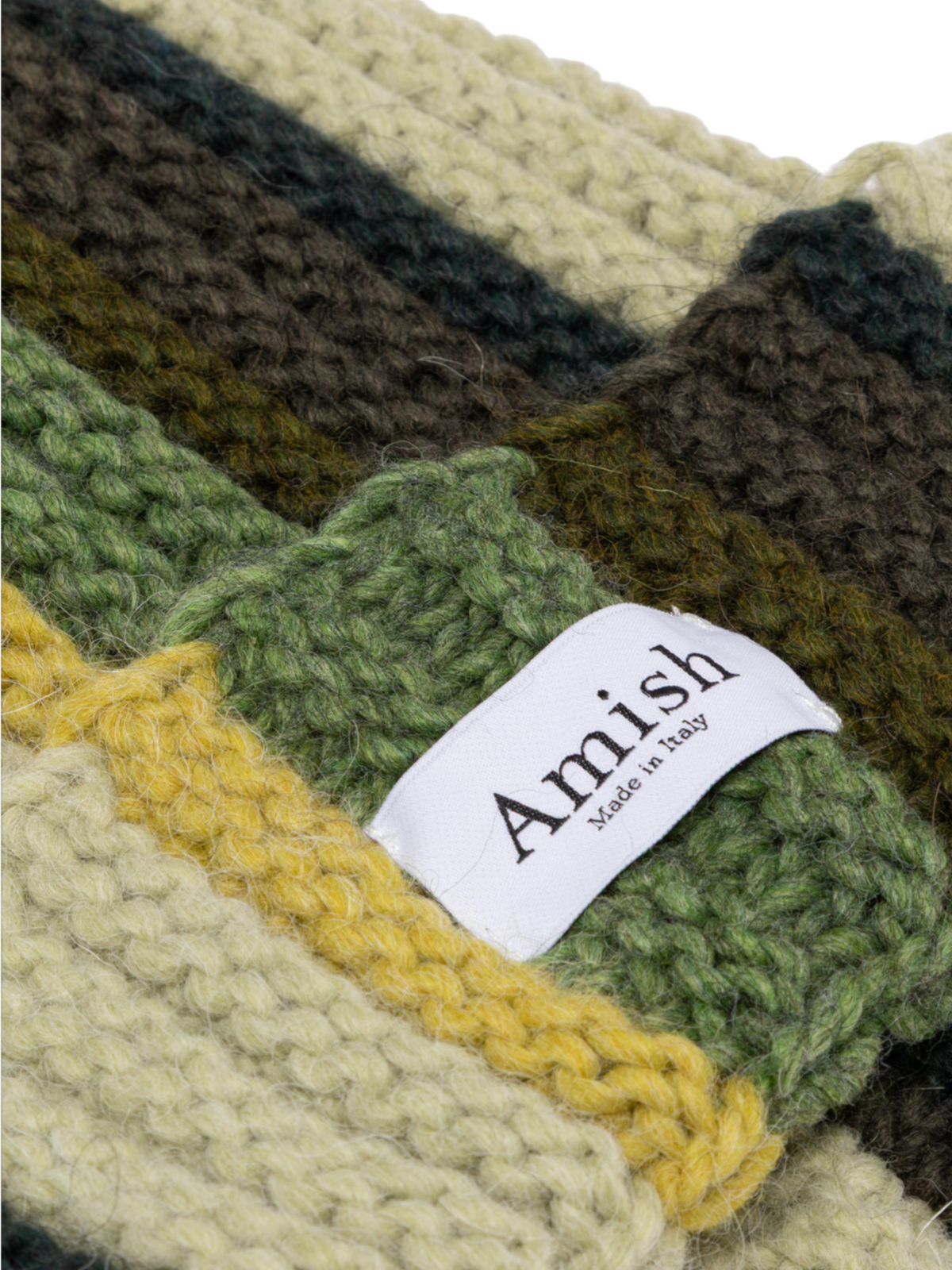 Amish Nomad Beanie Hat Green Mix