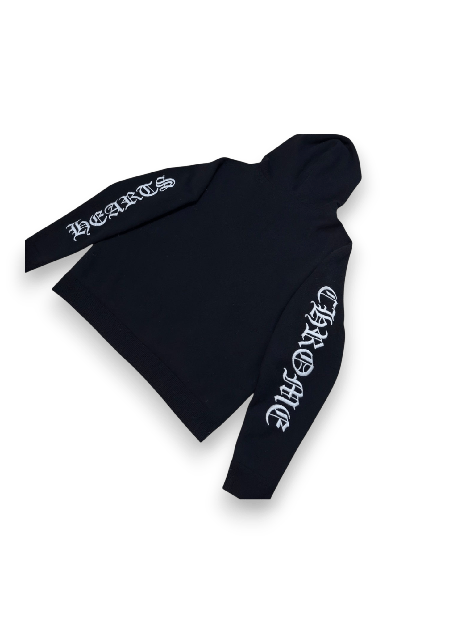 Chrome Hearts U LIFE SENTENCE Sleeve Logo Embroidered Cashmere