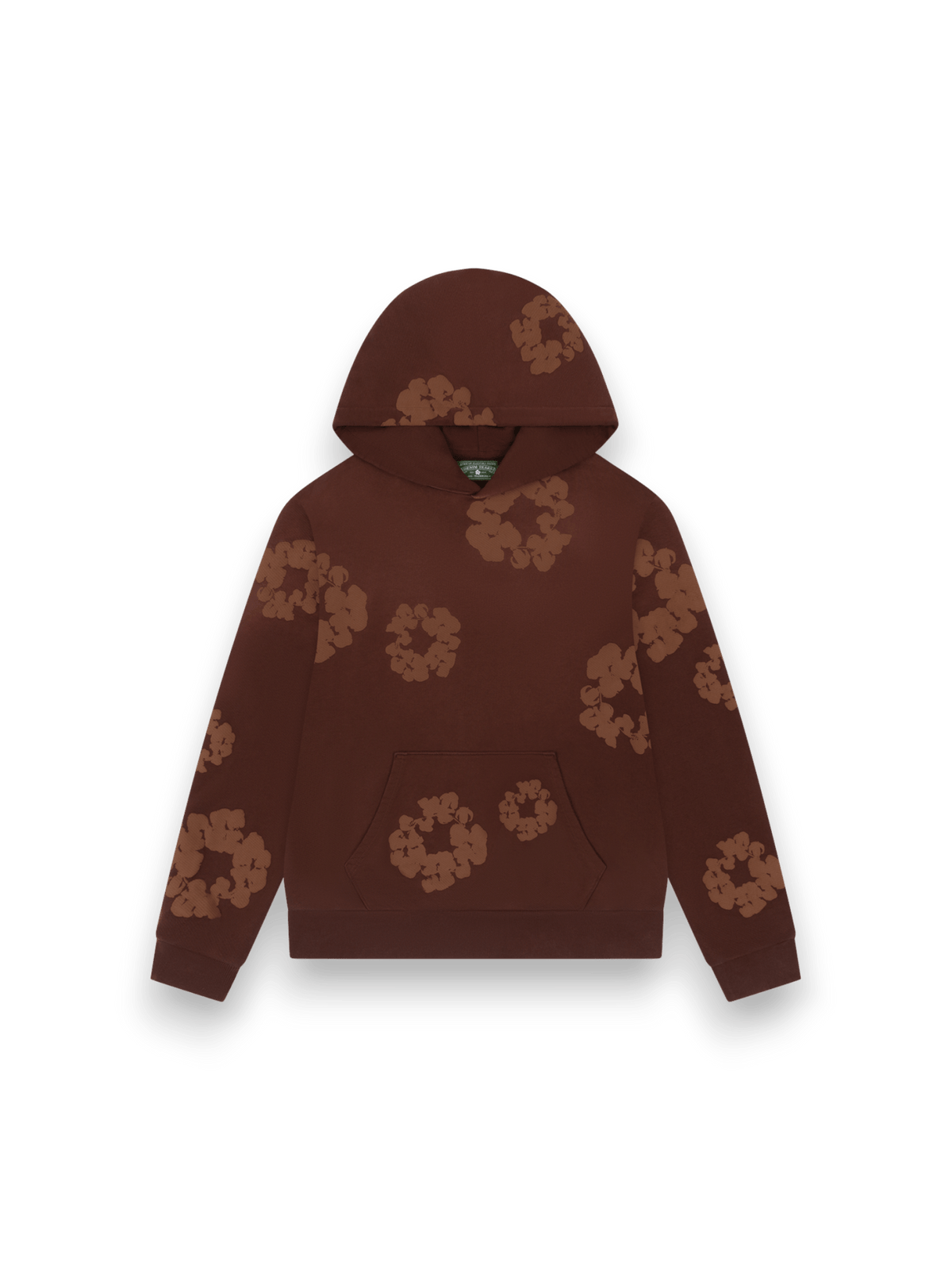 Denim Tears Mono Cotton Wreath Hoodie Brown