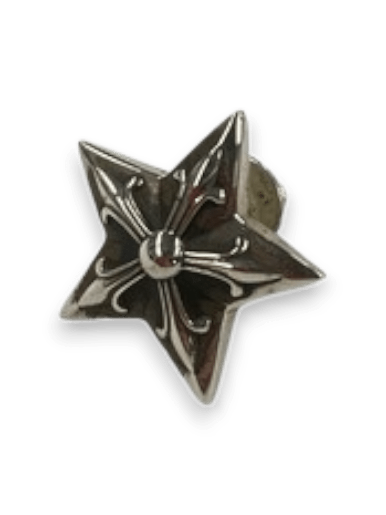 Chrome Hearts Stud 5PT Star Silver Earring
