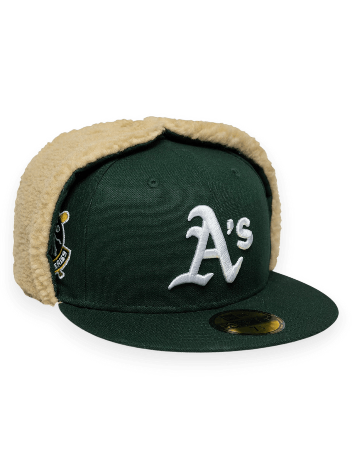New Era Cap 59FIFTY Fitted Dogear Athletics MLB World Series Dark Green