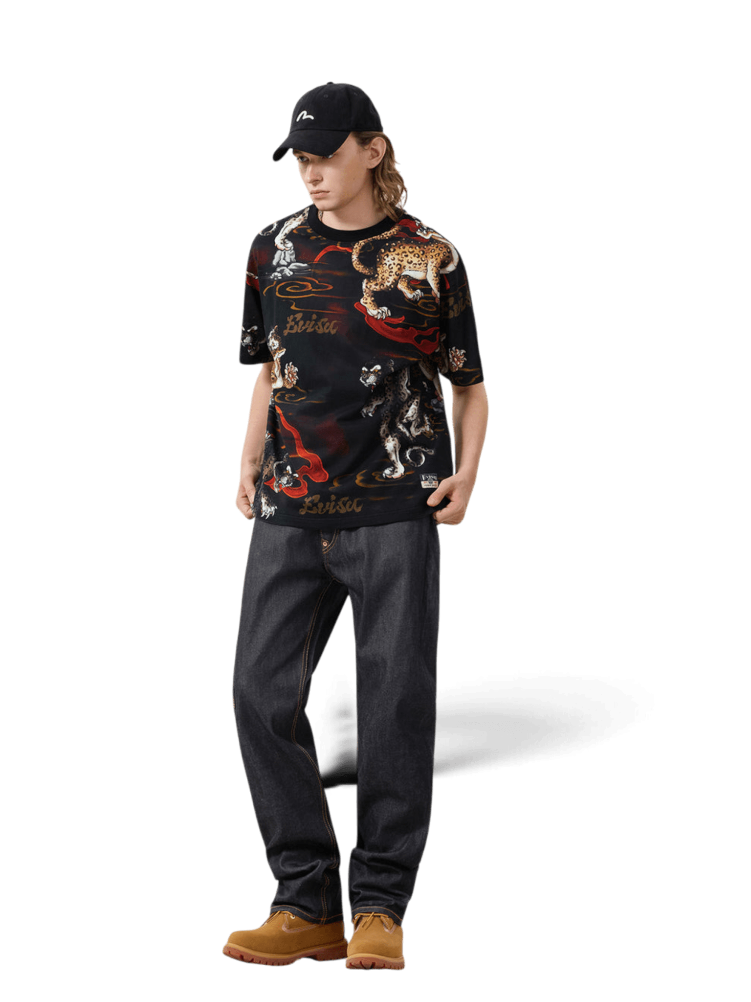 Evisu Multi-Pocket Seagull Regular Fit Jeans