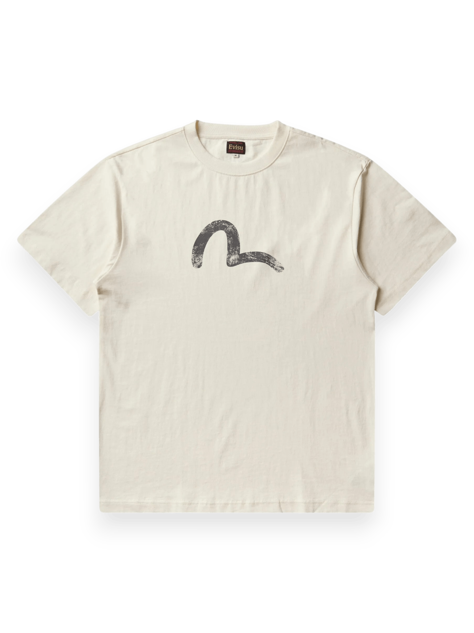 Evisu Vintage Seagull Ecru tshirt