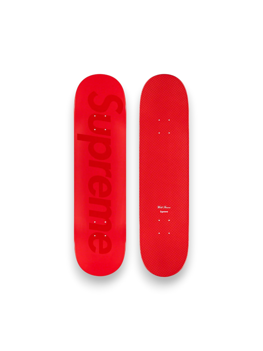 Supreme Tonal Box Logo Skateboard Deck Red