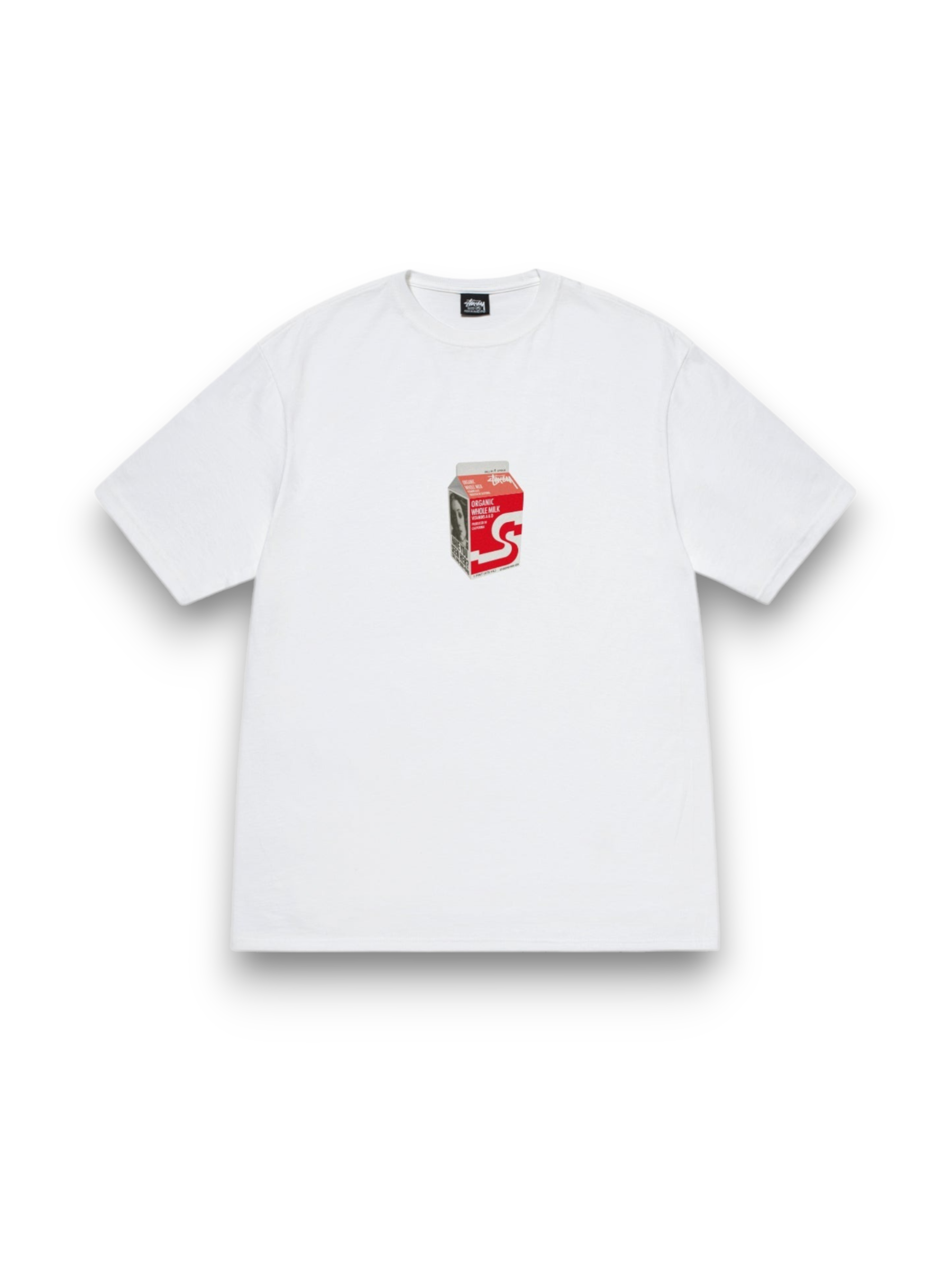 Stussy milk tee white