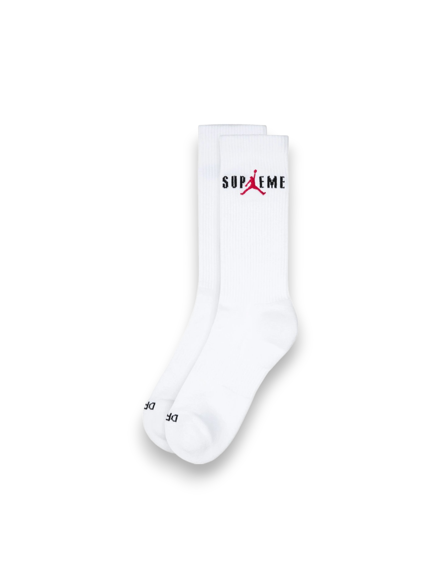 Supreme Jordan Crew Socks White