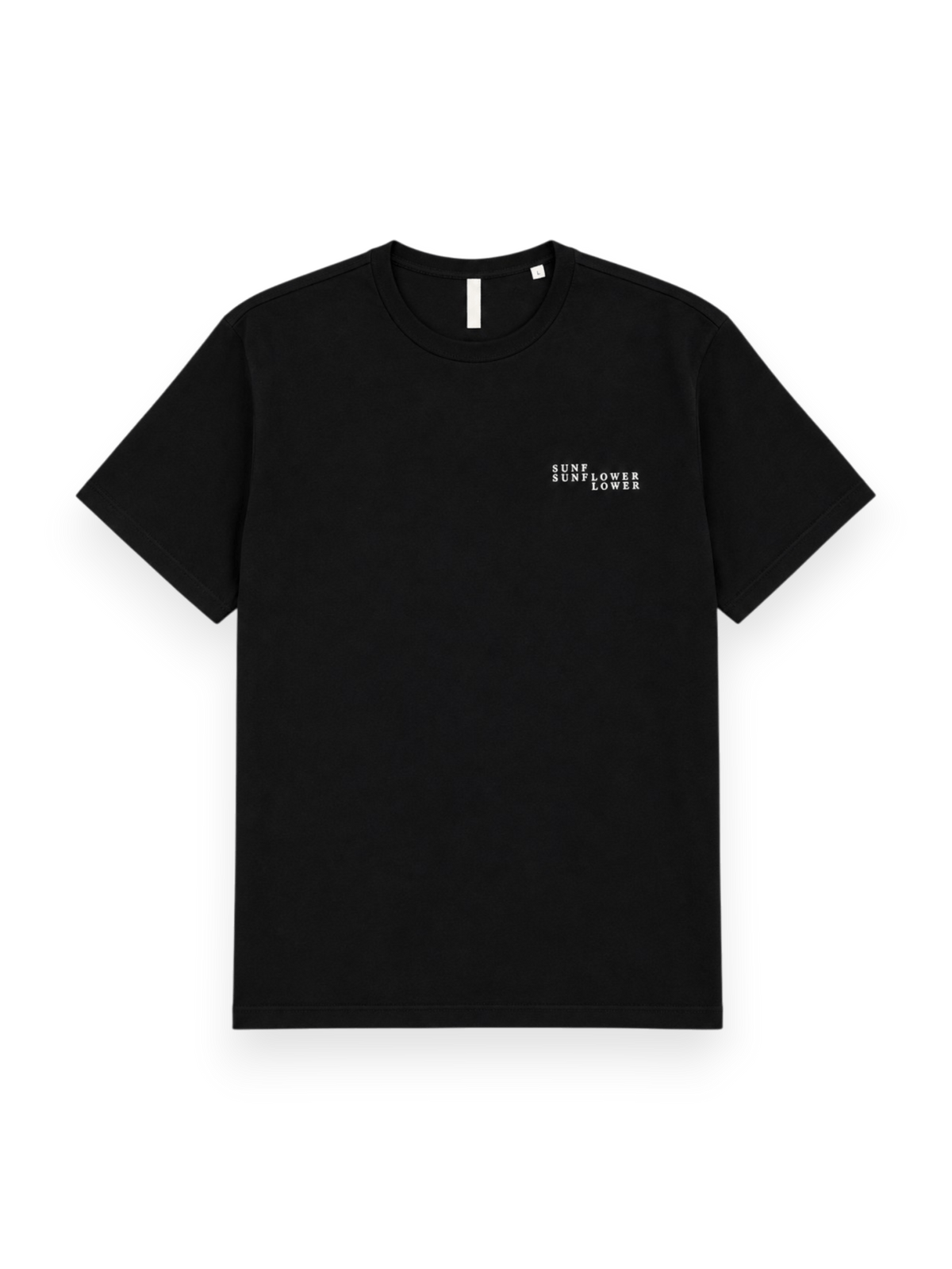 Sunflower Logo Tee Black