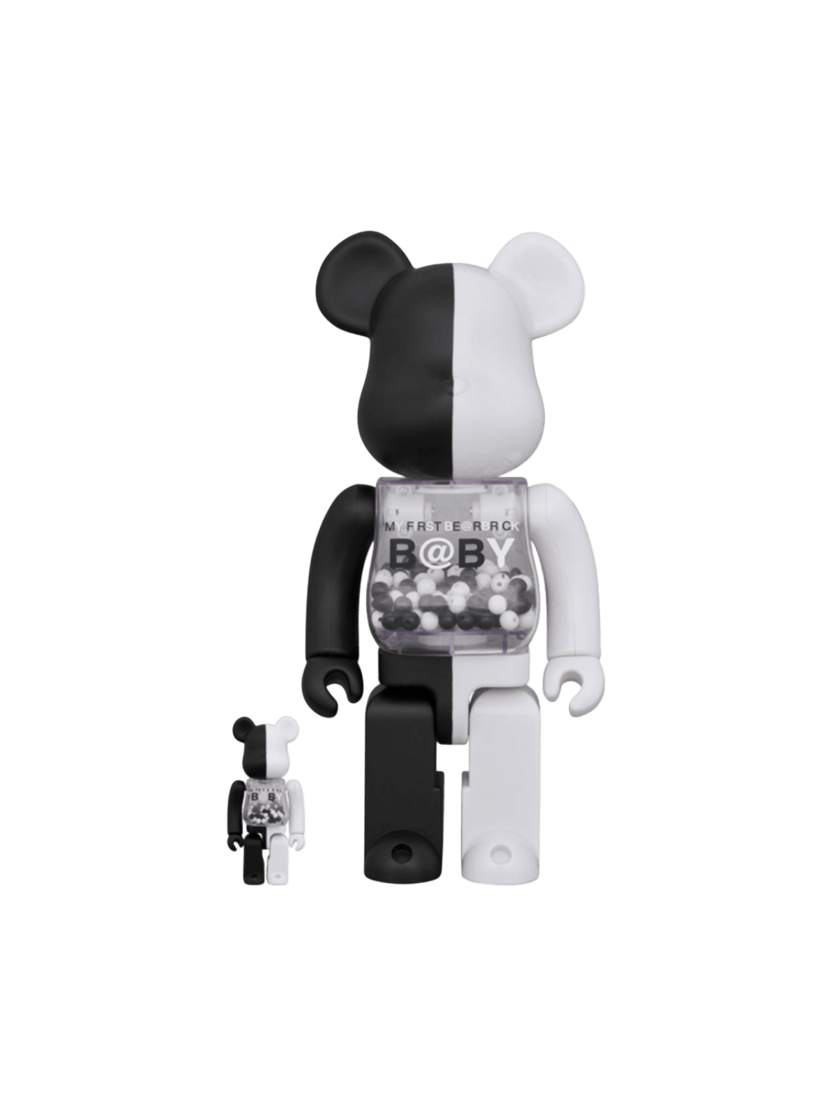 Bearbrick my first Bearbrick baby black & White