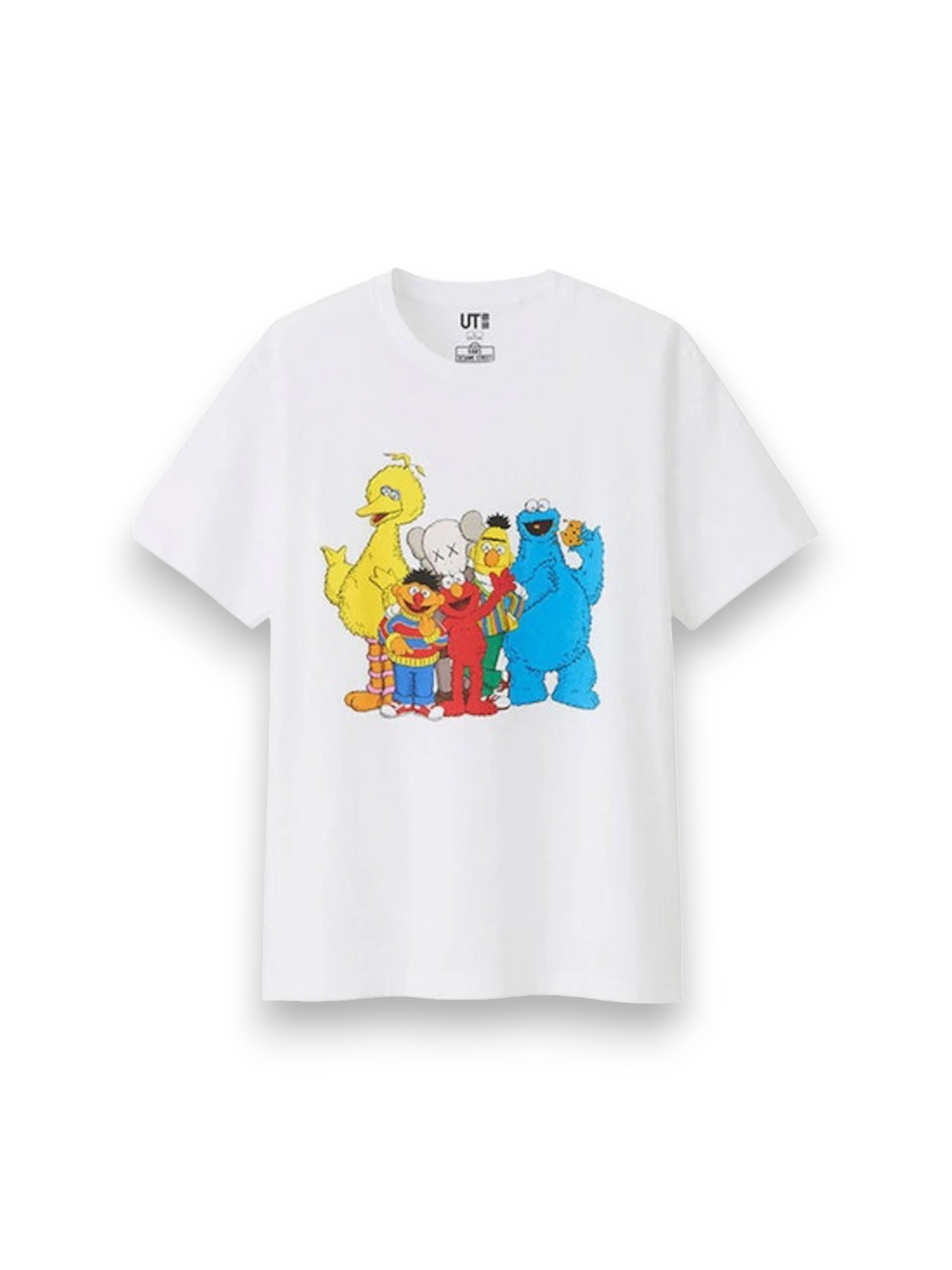 KAWS x Uniqlo x Sesame Street Group #2 Tee (Asia Sizing) White