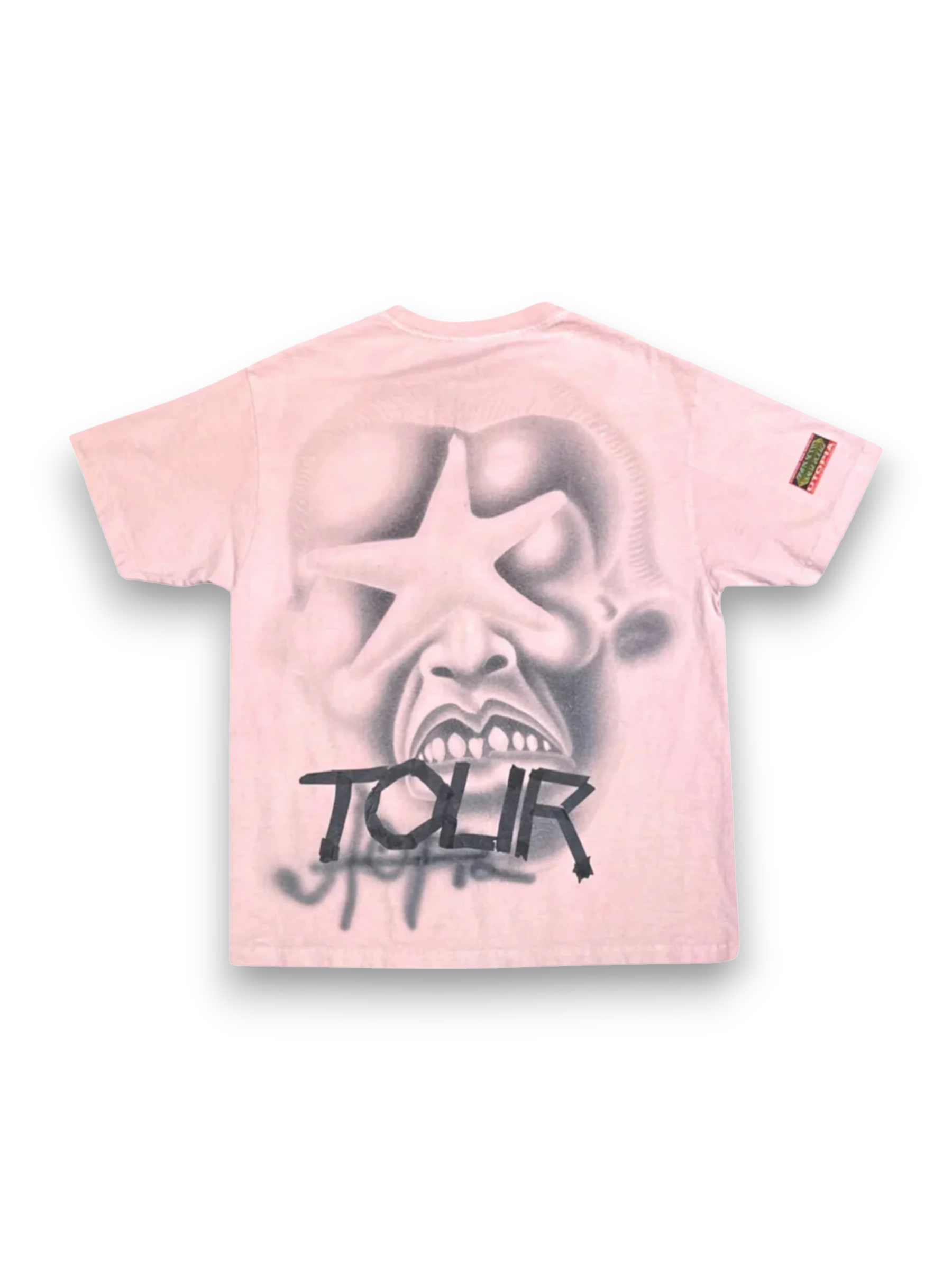 Travis Scott Utopia Circus Maximus Pink Star Tee Pink