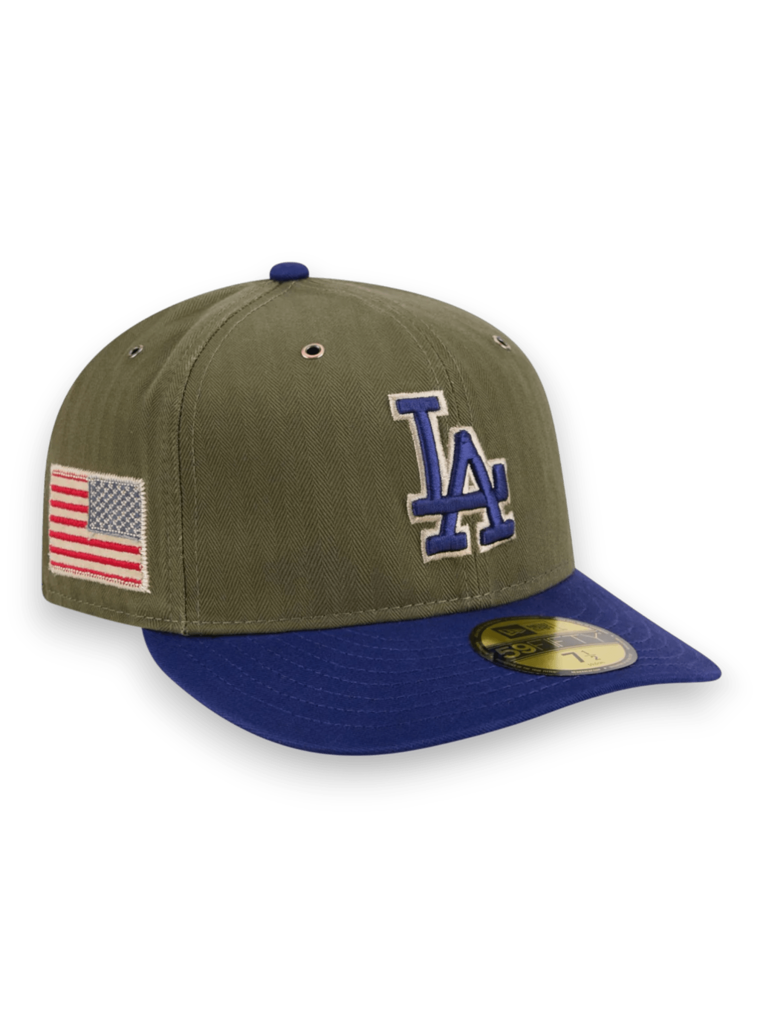 New Era Cap 59FIFTY Three Looms American Herringbone Los Angeles Dodgers