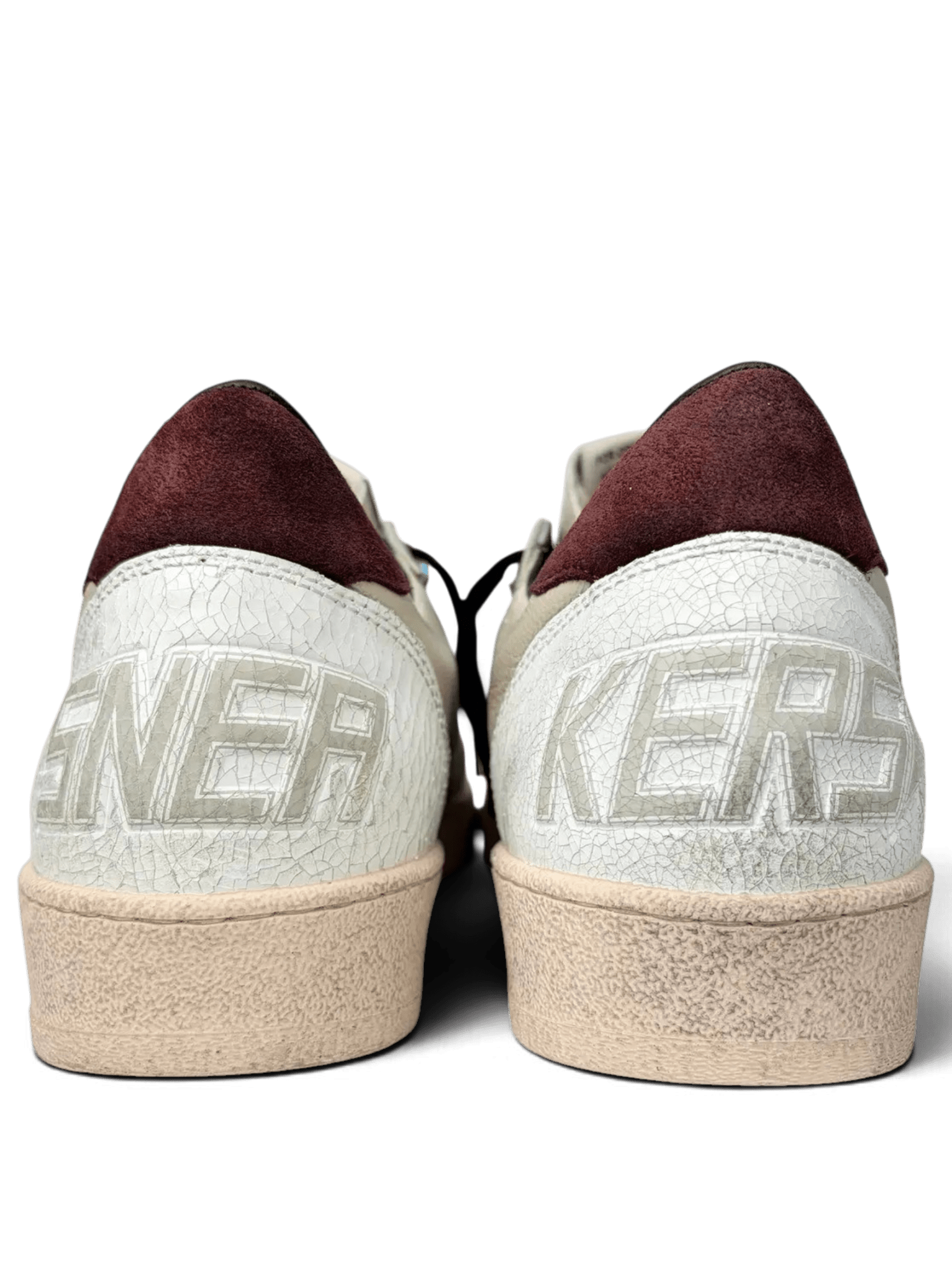 Golden Goose Ballstar White Cream Snake
