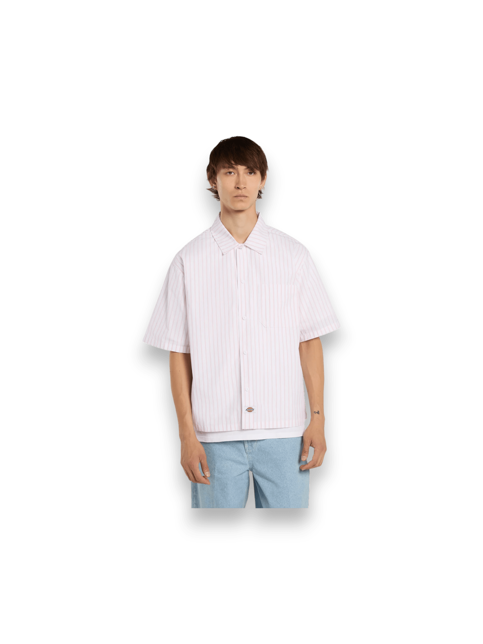 Dickies Camicia a maniche corte a righe Venedocia