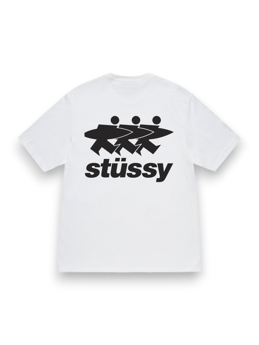 Stussy Surfwalk Tee white