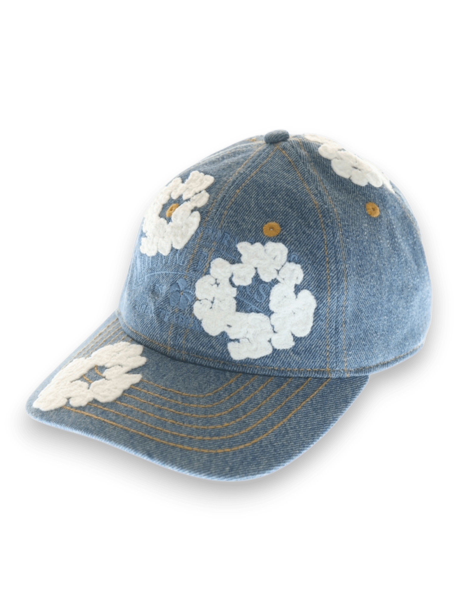 Denim Tears - Denim Cotton Wreath Cap Light Wash
