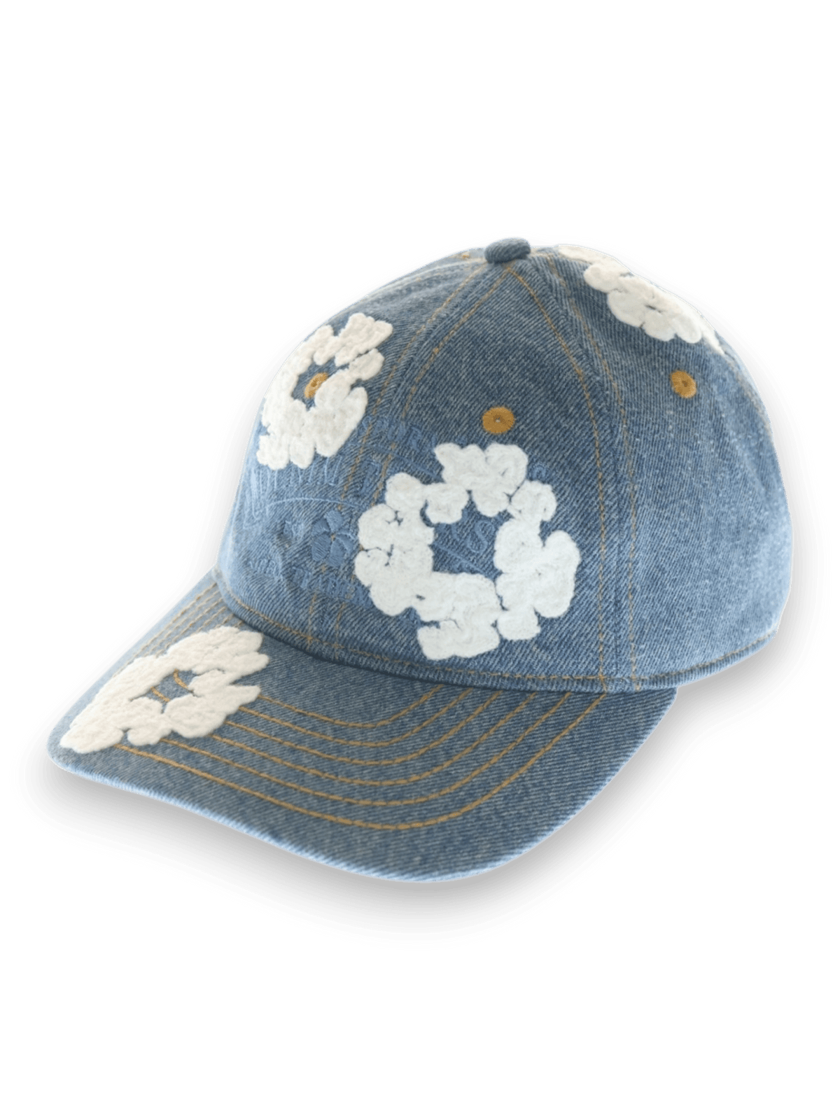 Denim Tears - Denim Cotton Wreath Cap Light Wash