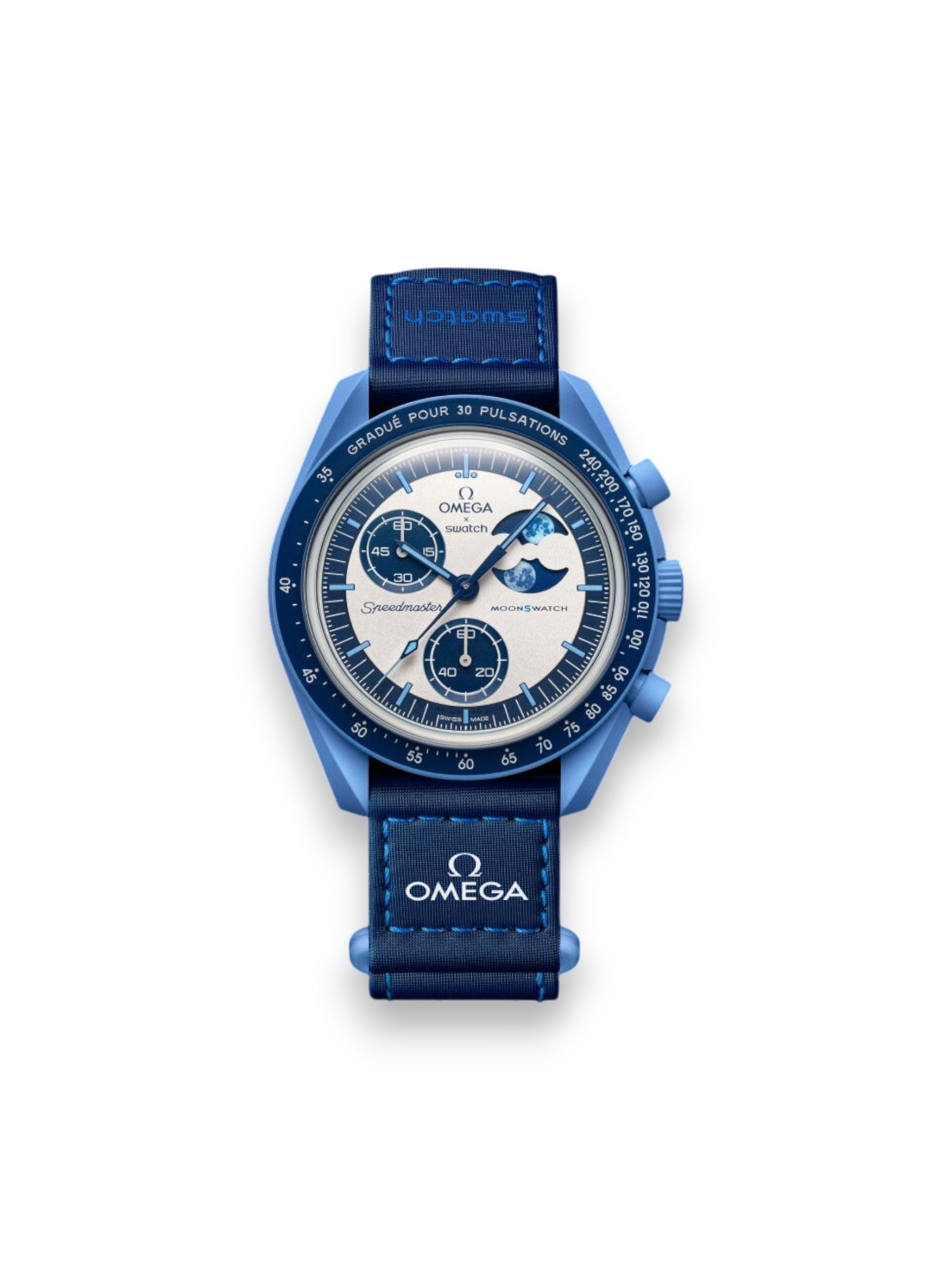 Omega x Swatch Mission to the super blue moonphase