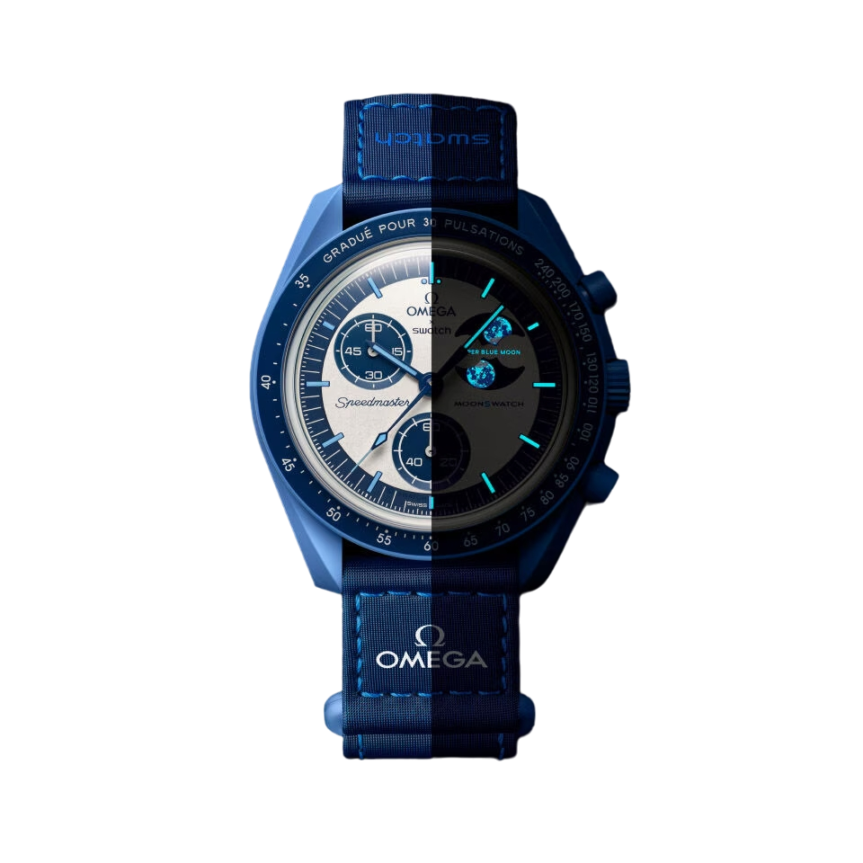 Omega x Swatch Mission to the super blue moonphase