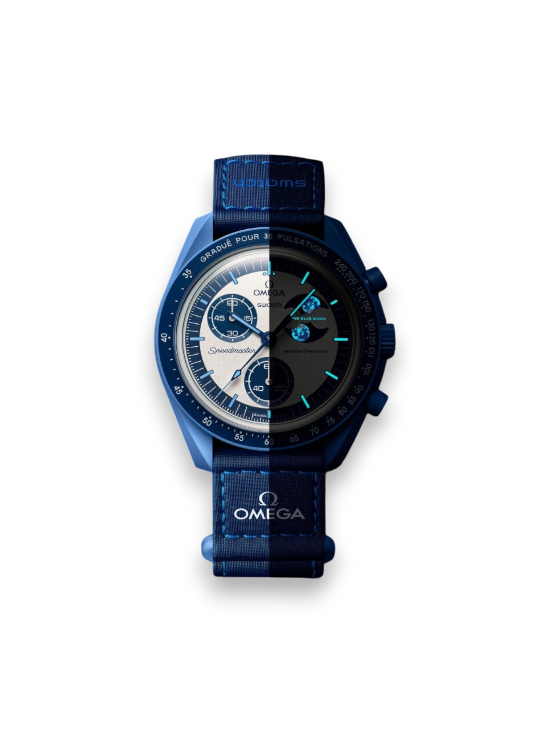 Omega x Swatch Mission to the super blue moonphase