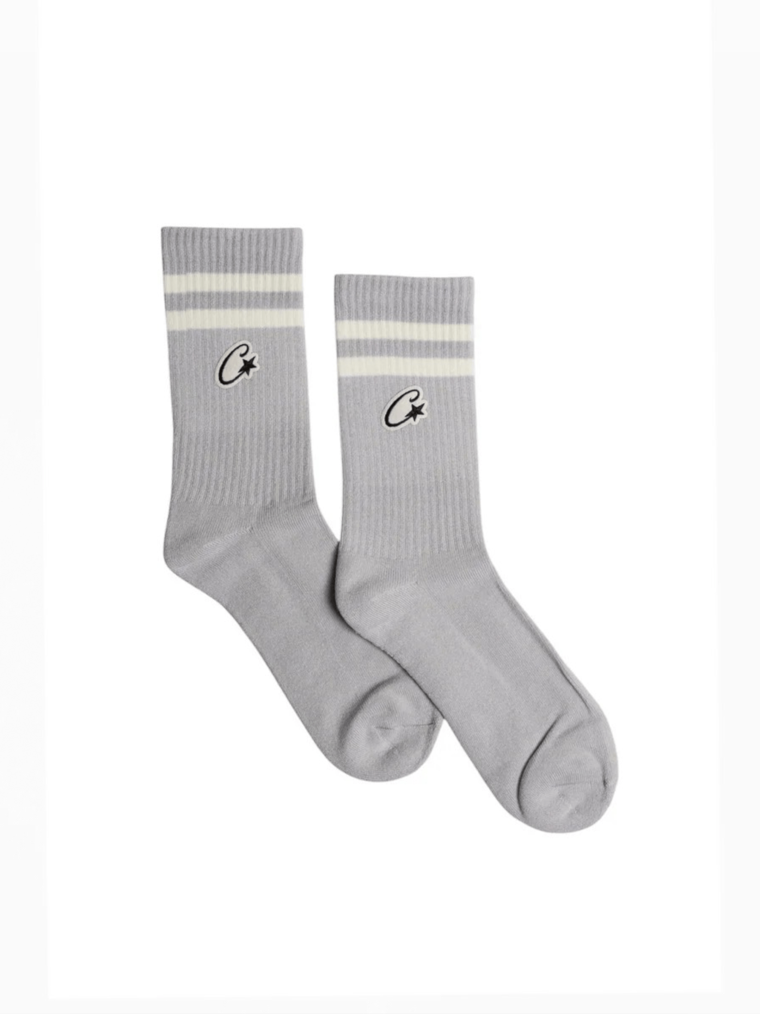 Corteiz socks grey\white