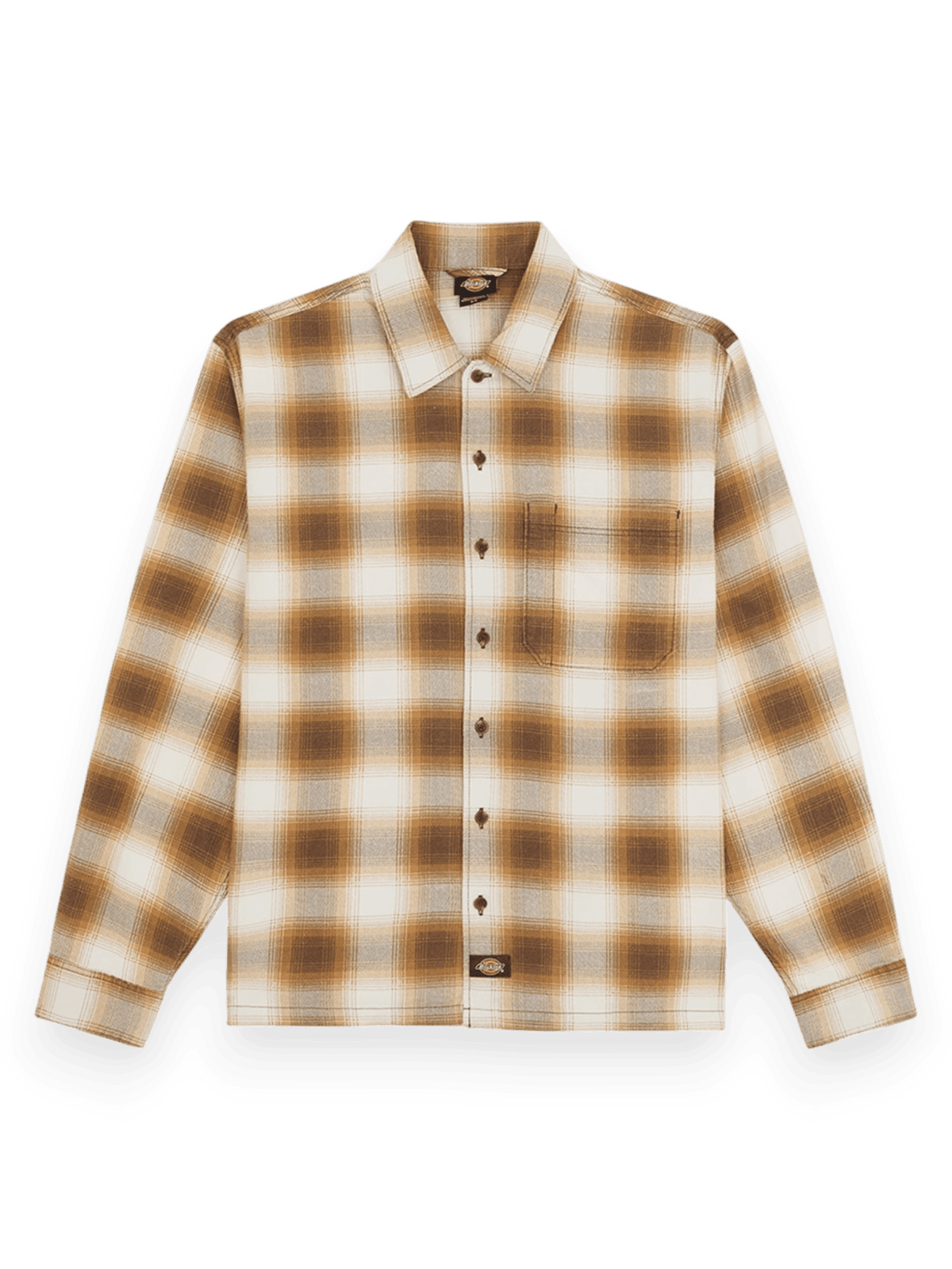 Dickies Gulfport Flannel Shirt Brown