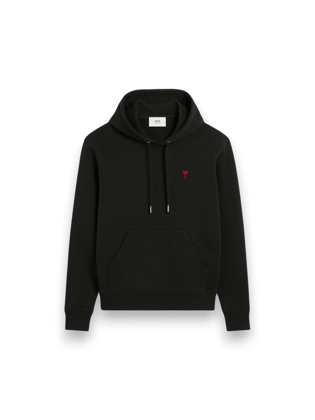 Ami Hoodie Black Cotton de Coeur