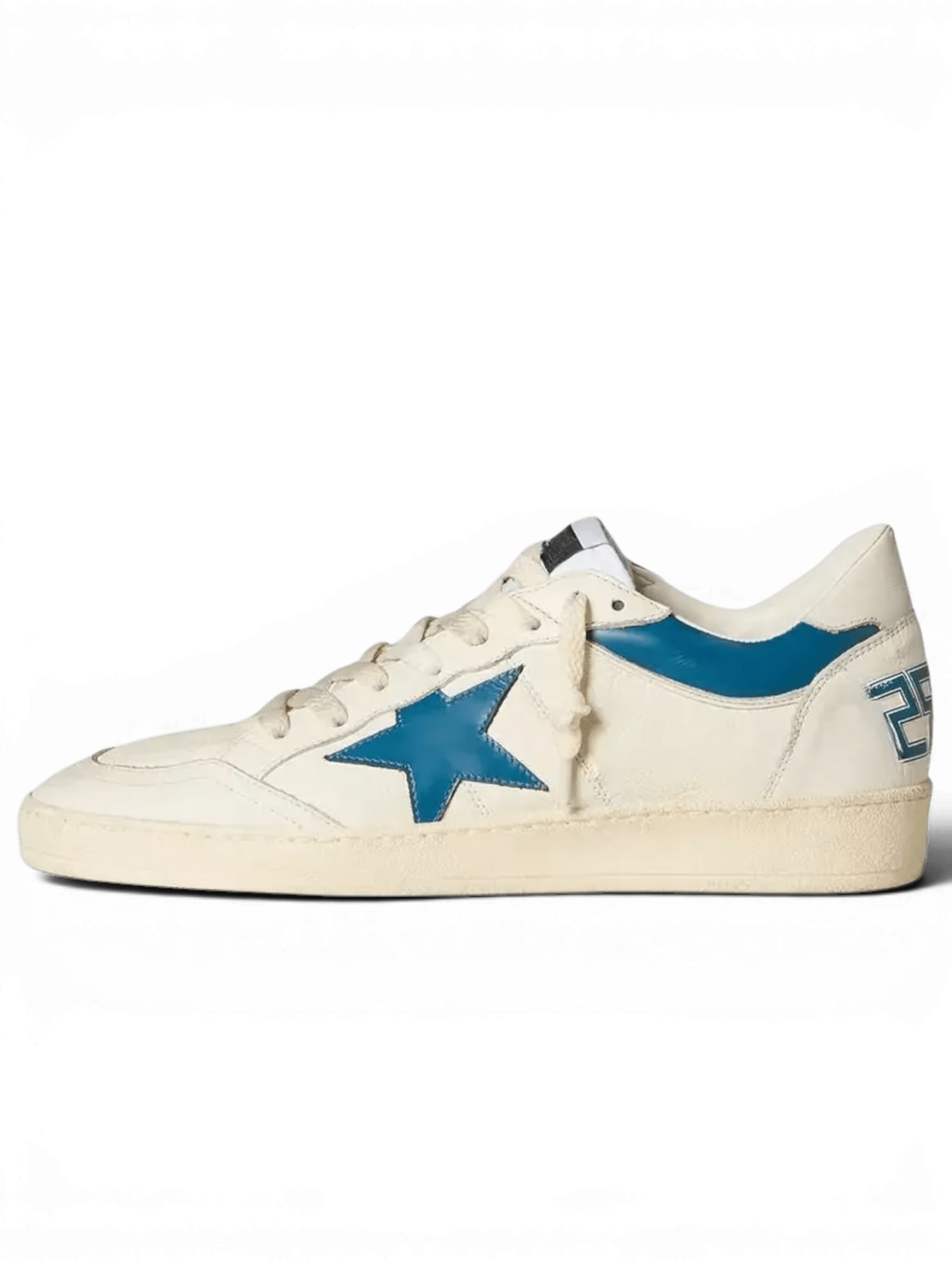 Golden Goose Ball-Star White With Blue Star