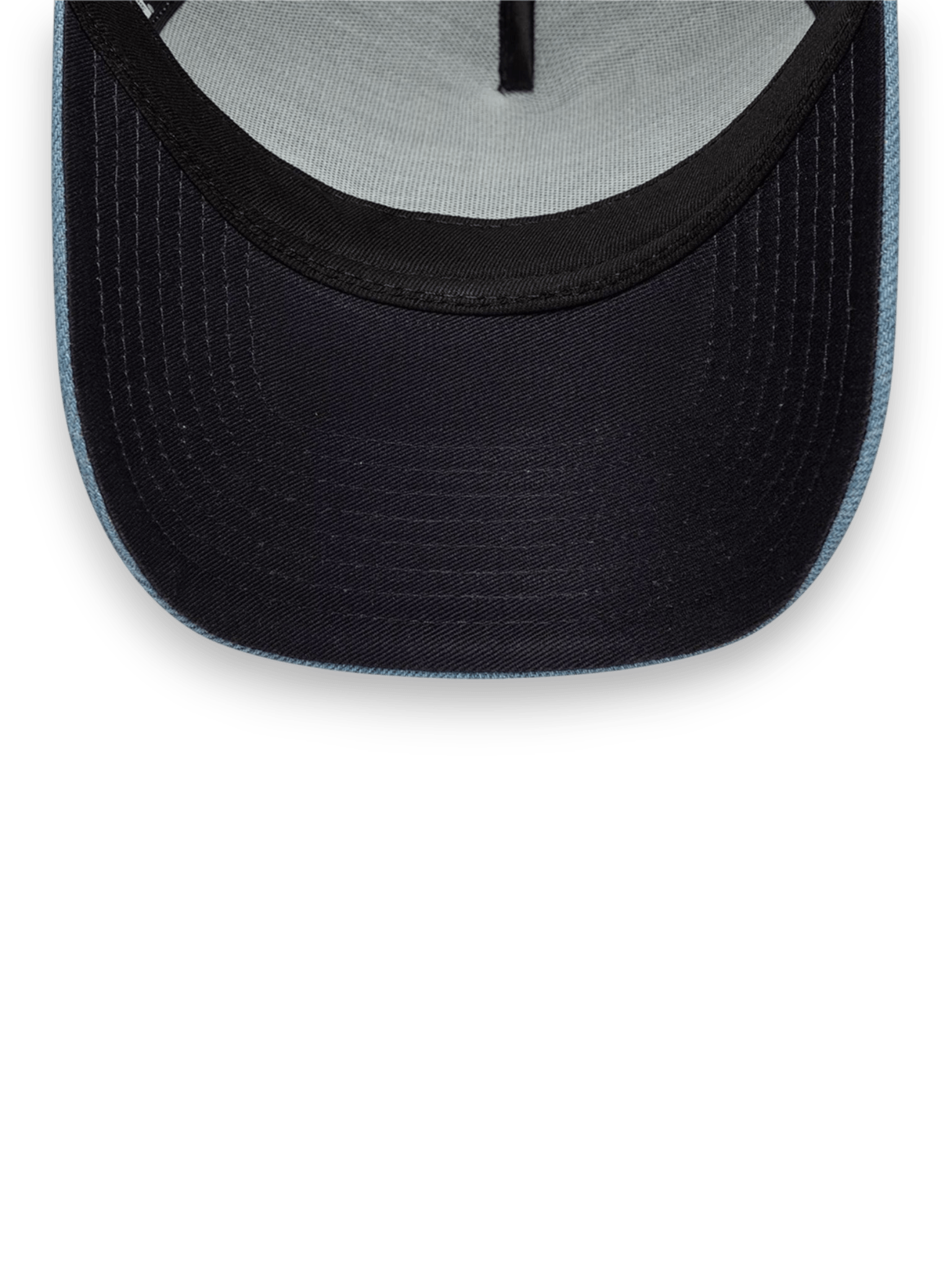 New Era Cap 9FORTY A-Frame Trucker New Era Leather Patch Denim Blu Navy