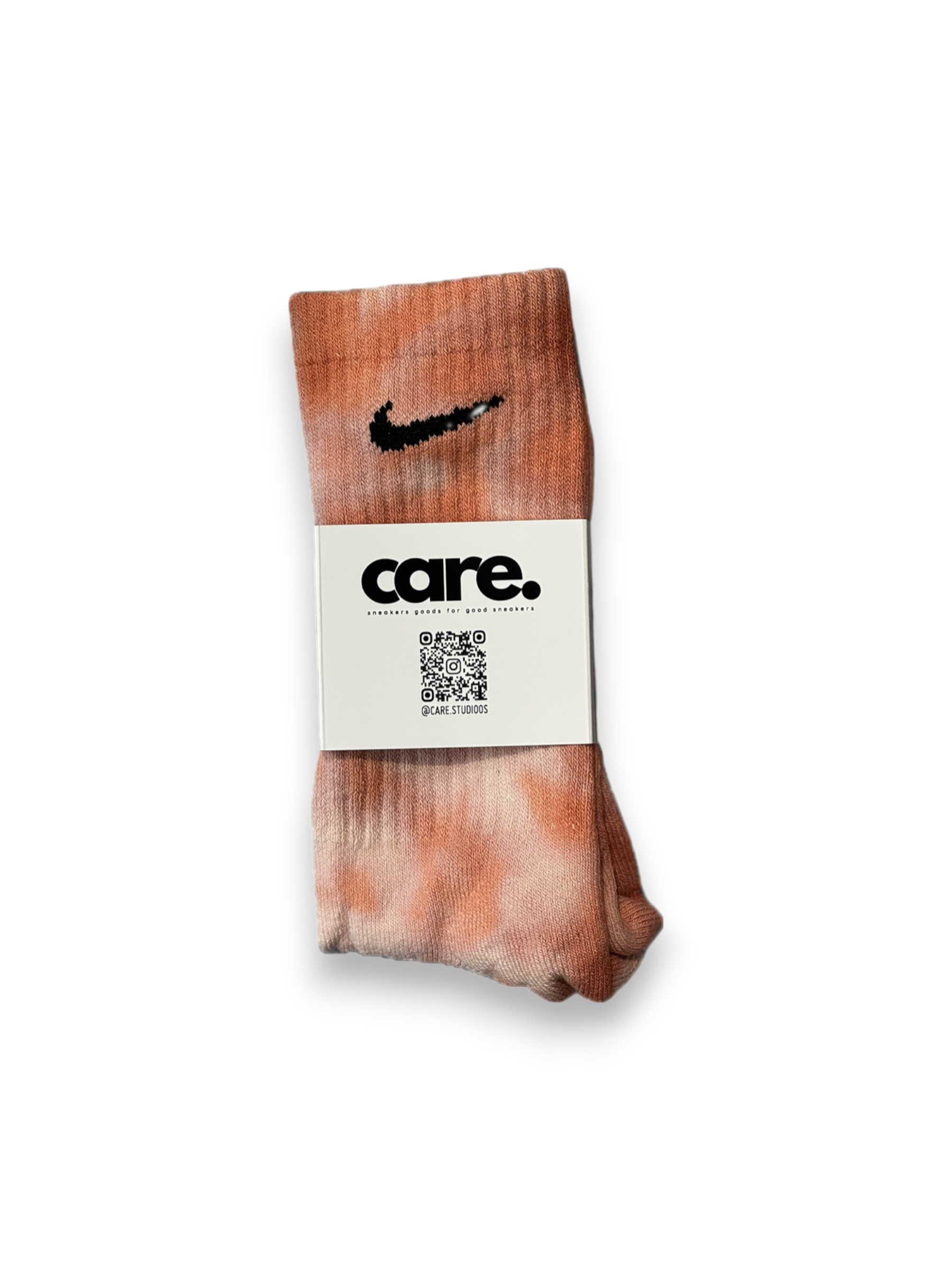 Nike Tie Dye Socks Peach by CARE STUDIOS