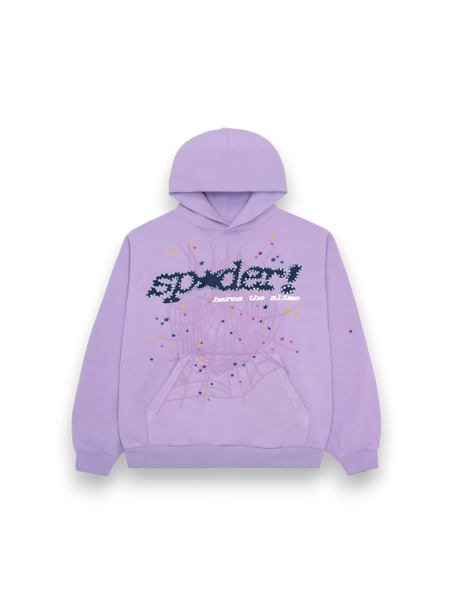 Sp5der Acai Hoodie Purple