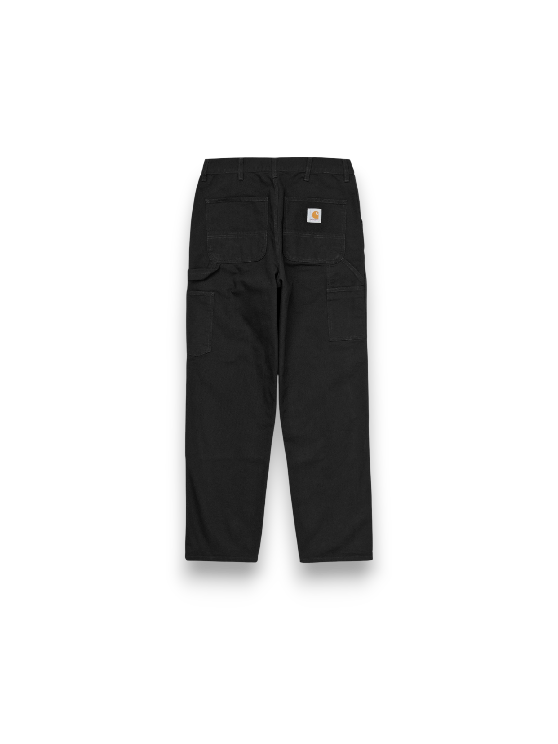 Carhartt WIP Double Knee Organic Pant Dearborn Pantaloni (black aged canvas)