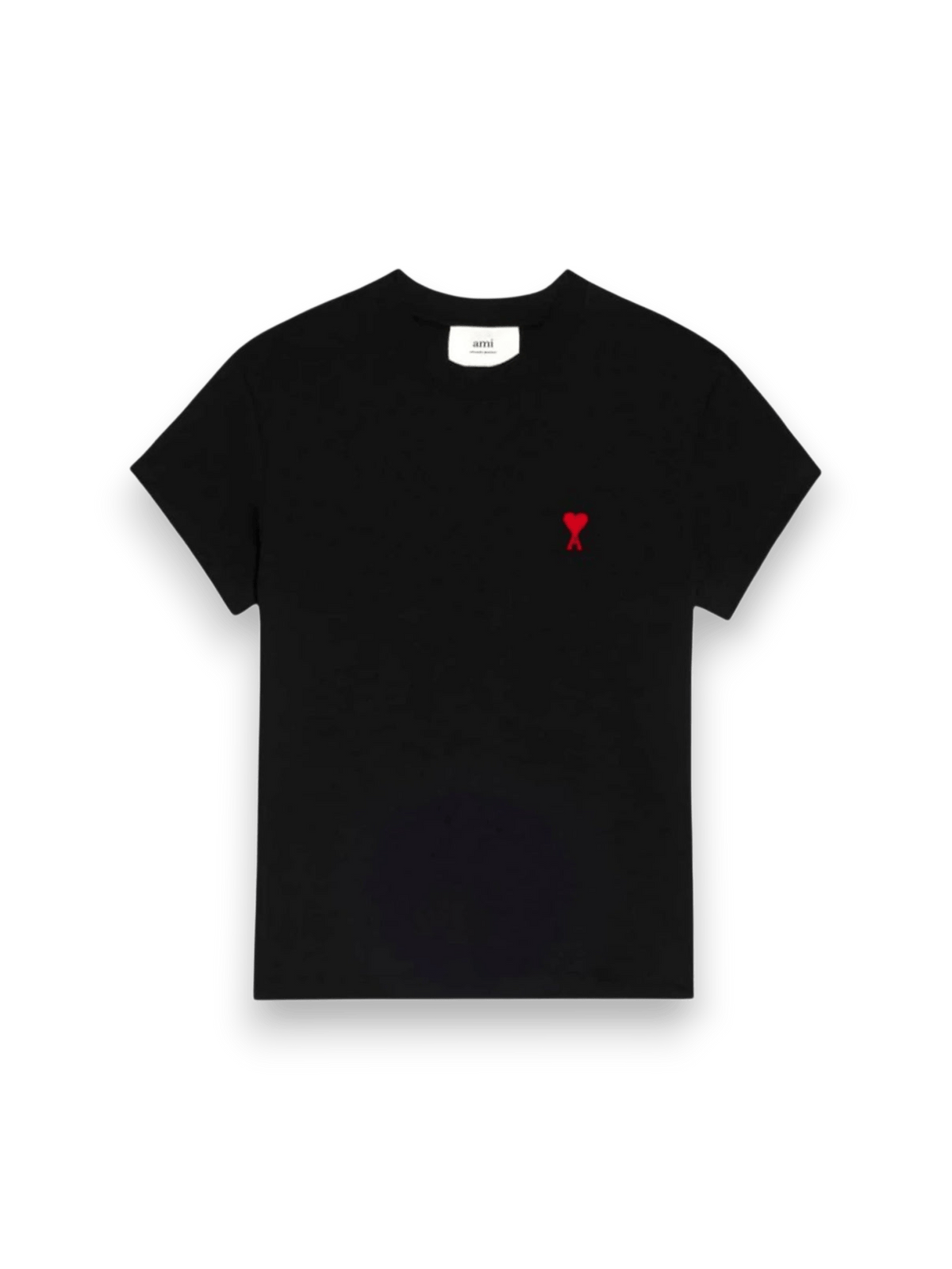 Ami Paris Ami De Coeur T-Shirt  Oversize Black/Red
