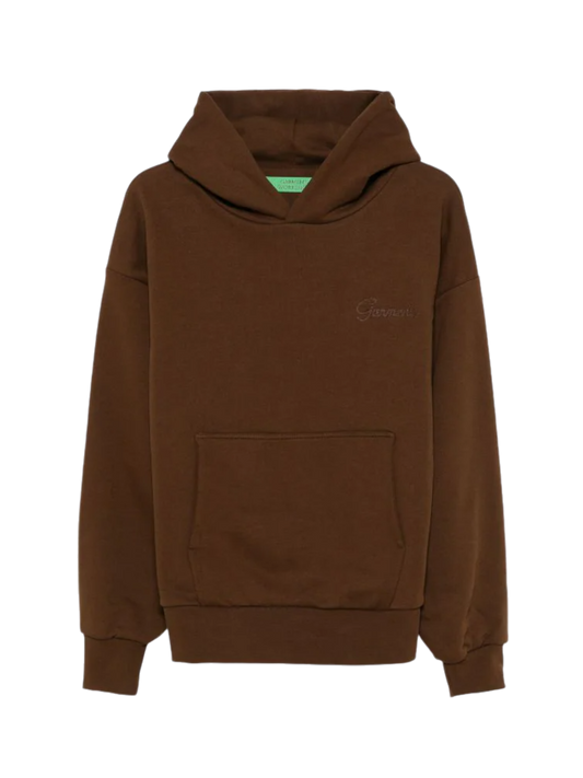 Garment Workshop Double Layer Hoodie Mocha Brown