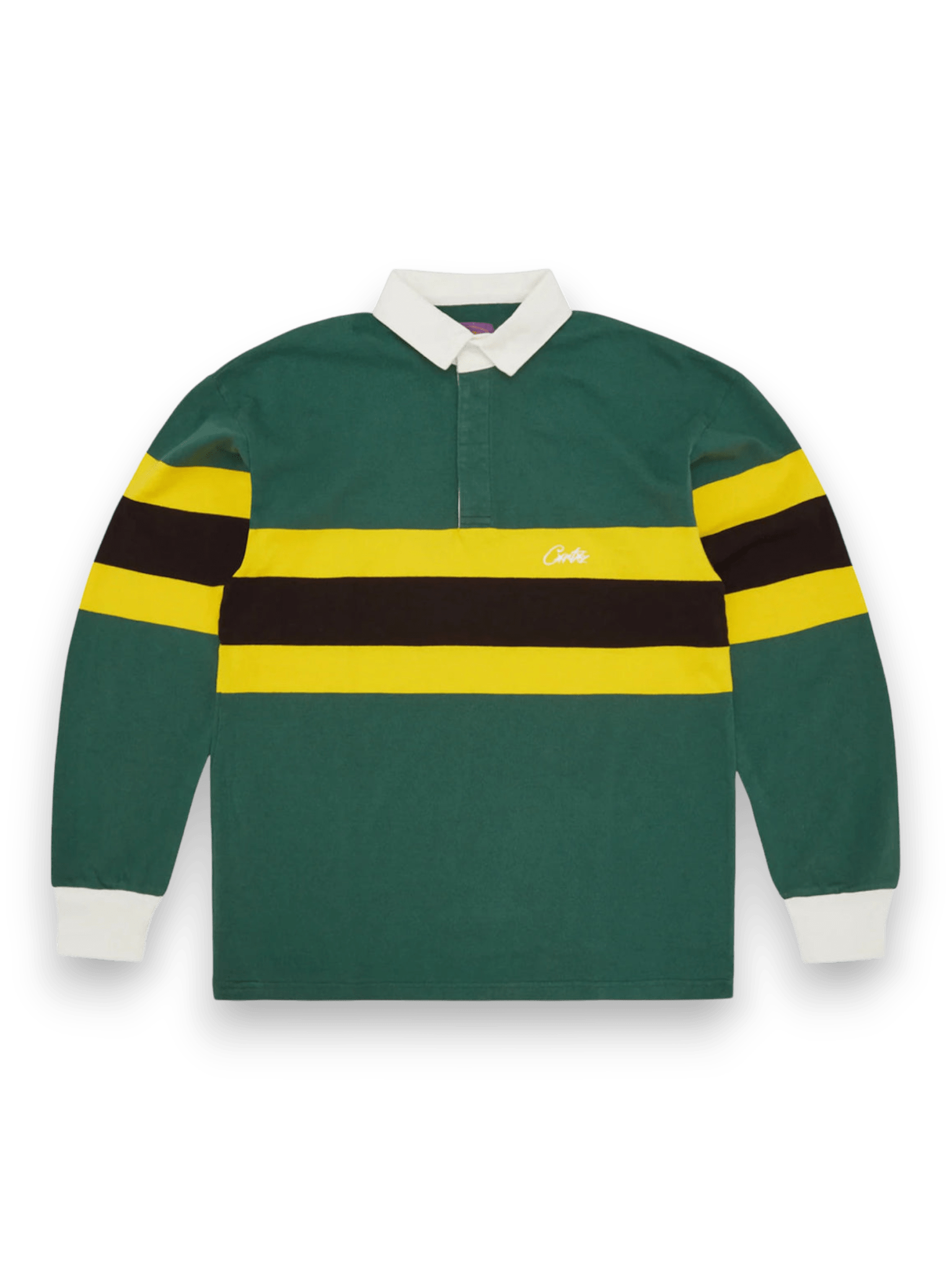 Corteiz Rugby Shirt Forest Green