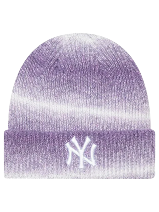 New Era Beanie New York Yankees Space Dye Purple