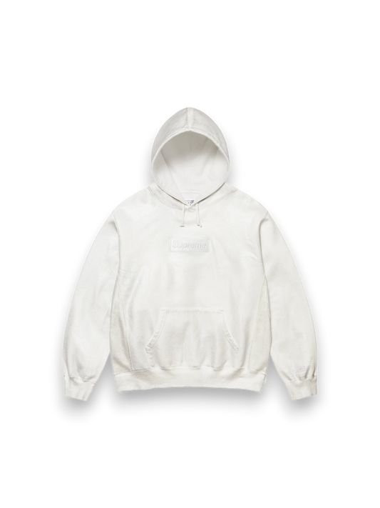 Supreme MM6 Maison Margiela Foil Box Logo Hooded Sweatshirt White