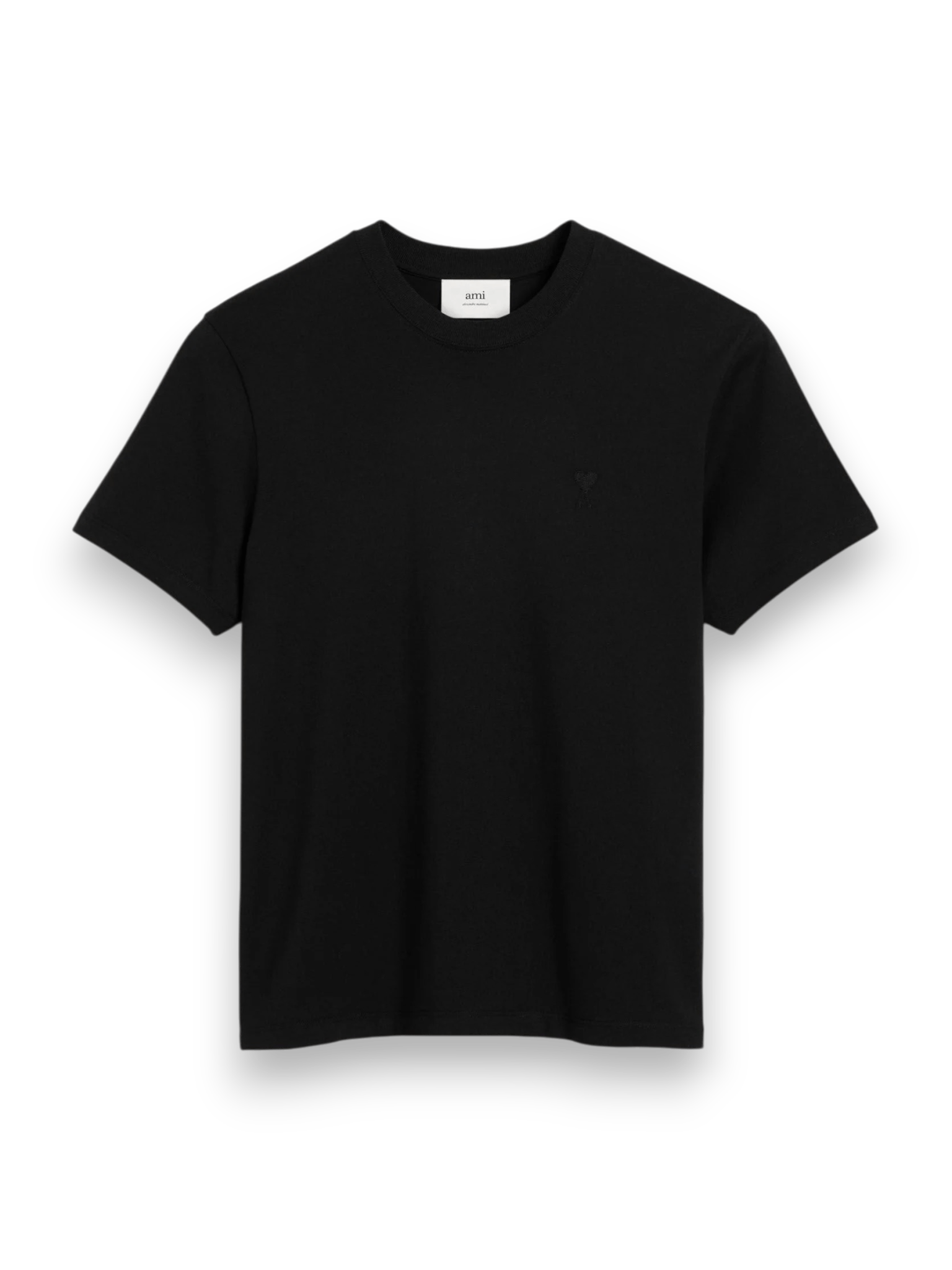 Ami Paris Regular Fit Tee Black Logo