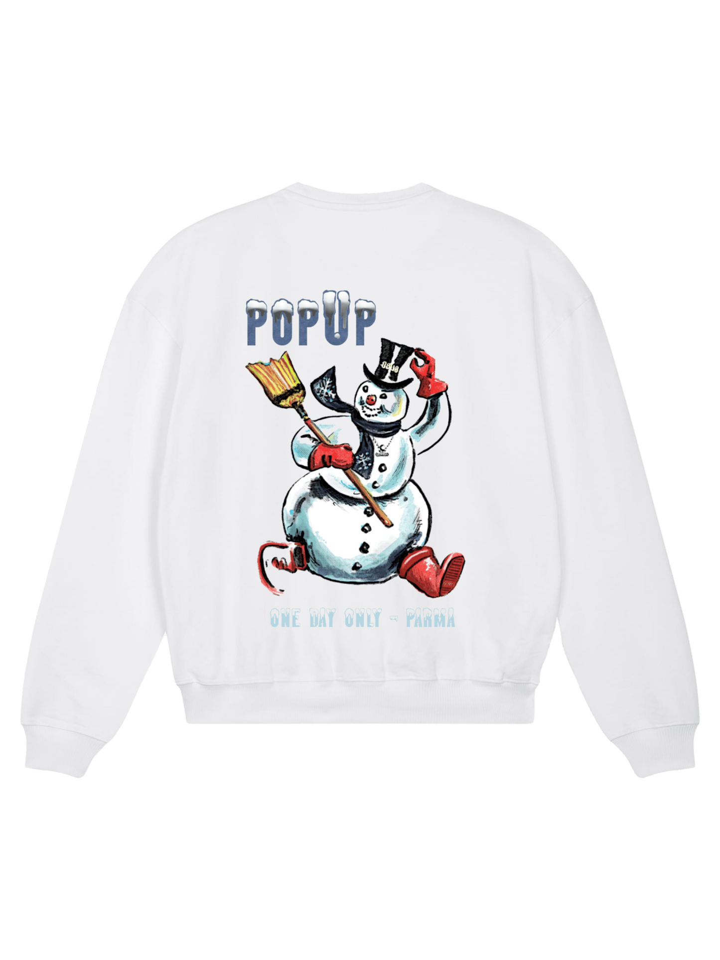 Oblio x Alessio Giffi Crewneck pop up Parma White