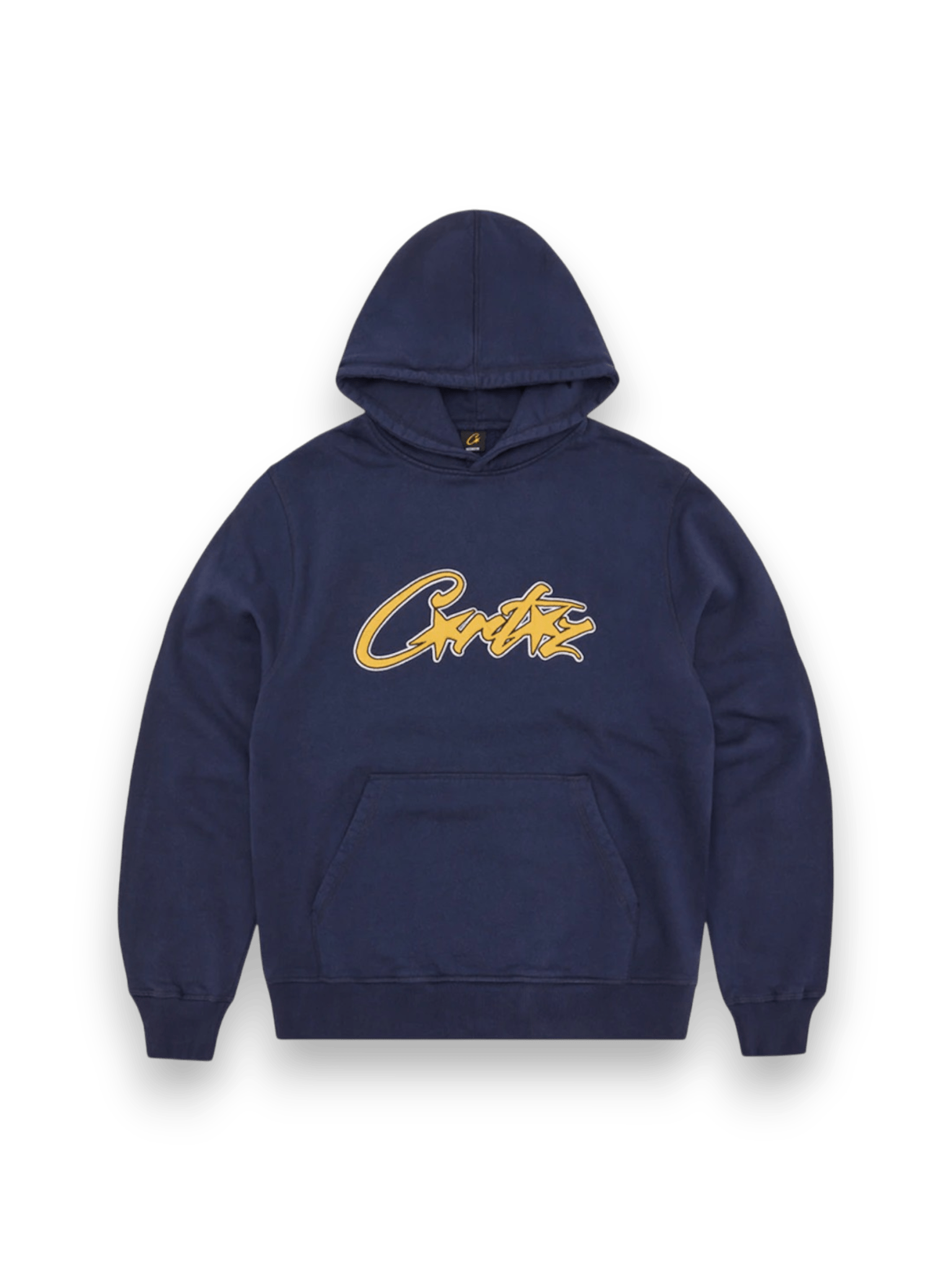 Corteiz Satin Applique Allstarz Hoodie Navy