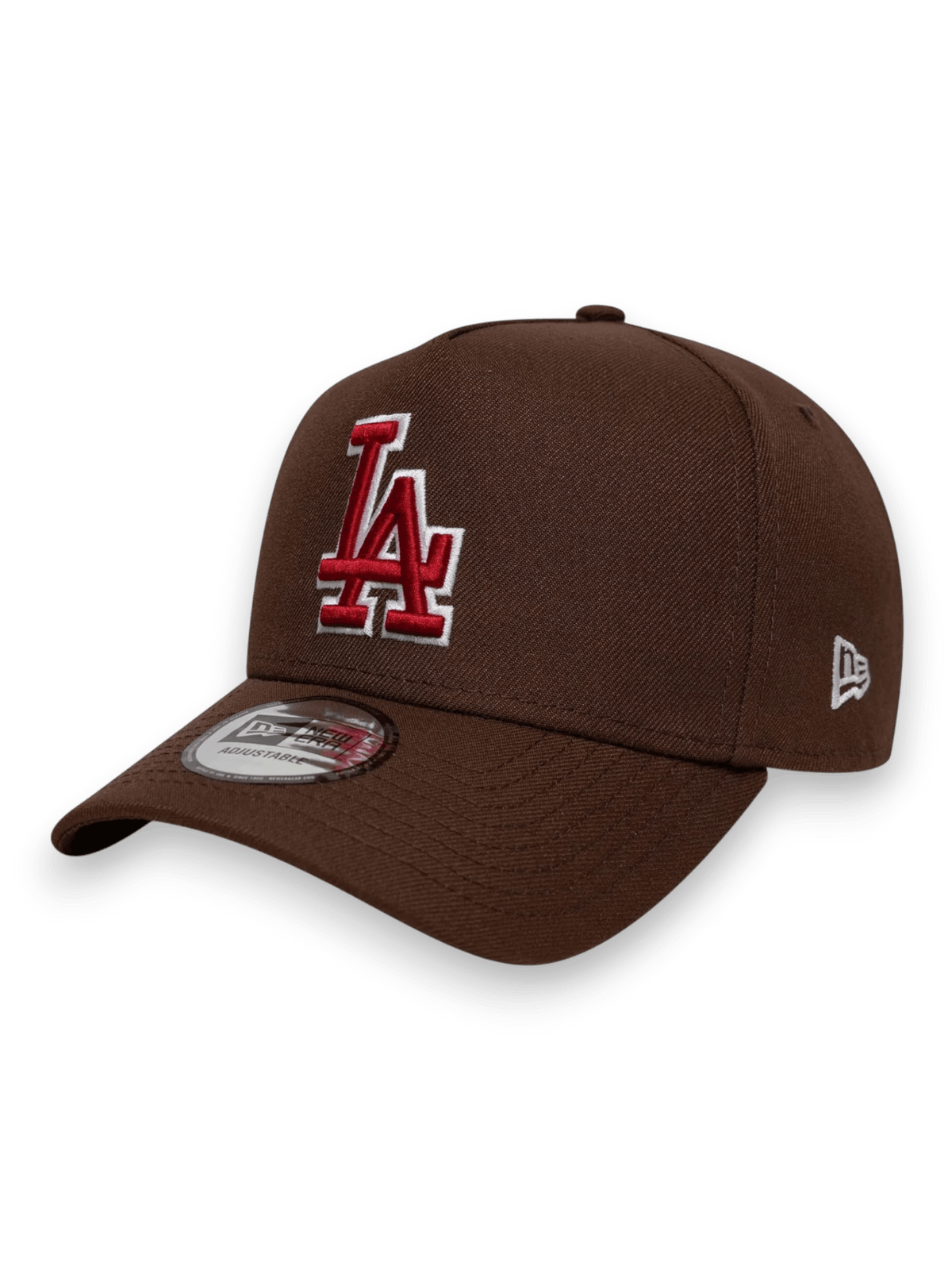 New Era E-Frame LA Dodgers 9FORTY MLB Outline Script Brown