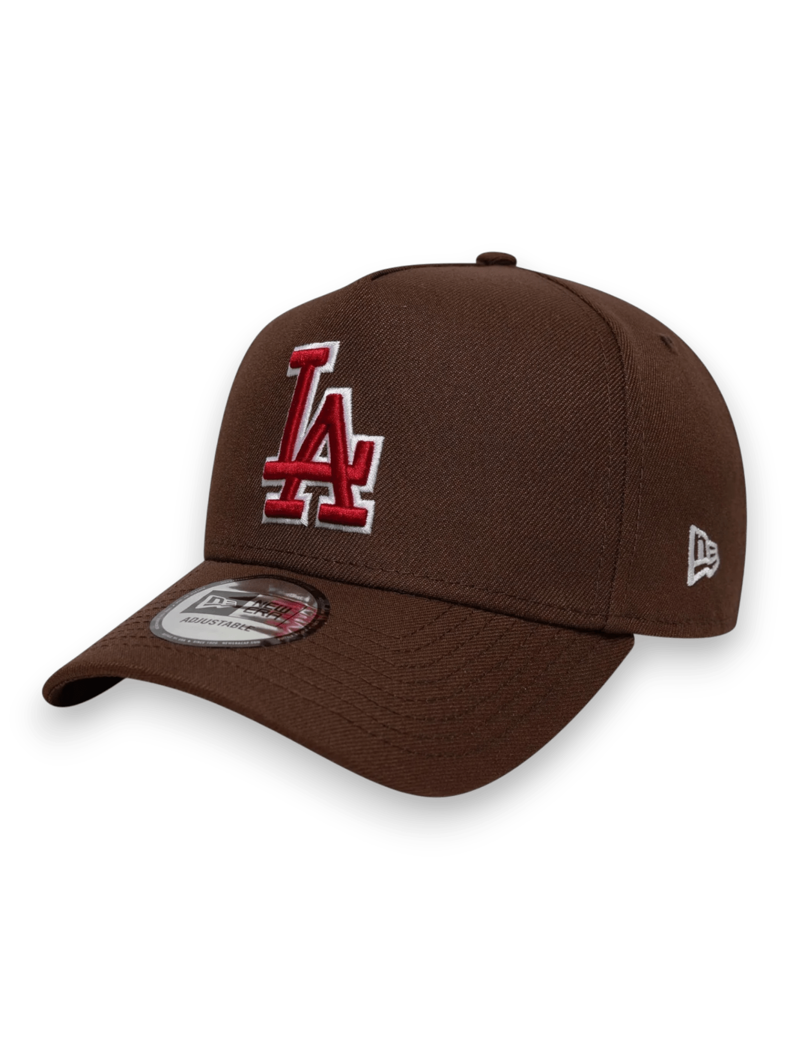 New Era E-Frame LA Dodgers 9FORTY MLB Outline Script Brown