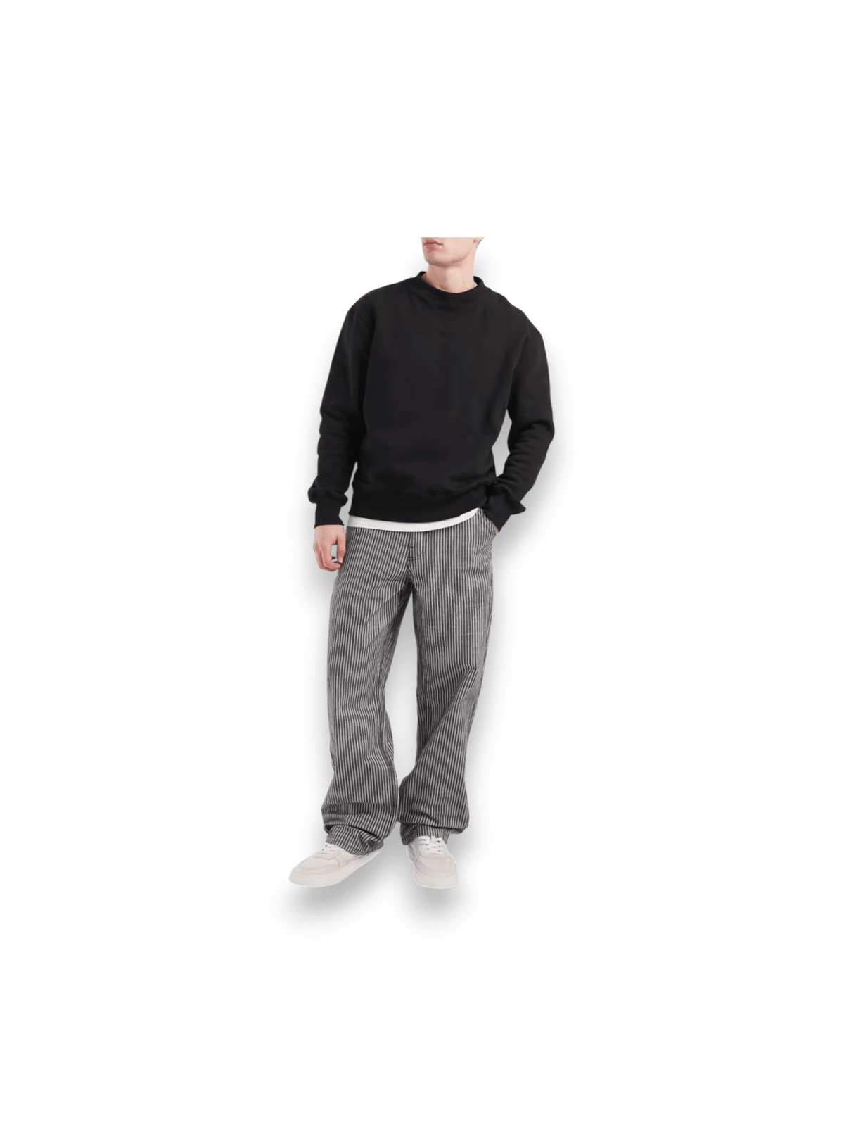 Vans Drill Chore Pants - Loose Tapered Carpenter - Black White