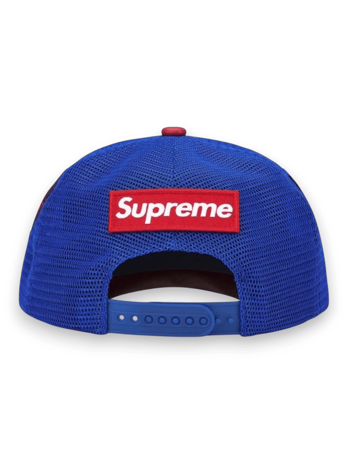 Supreme Vanson Leathers Spider-Man Mesh Back 6-Panel Hat Red