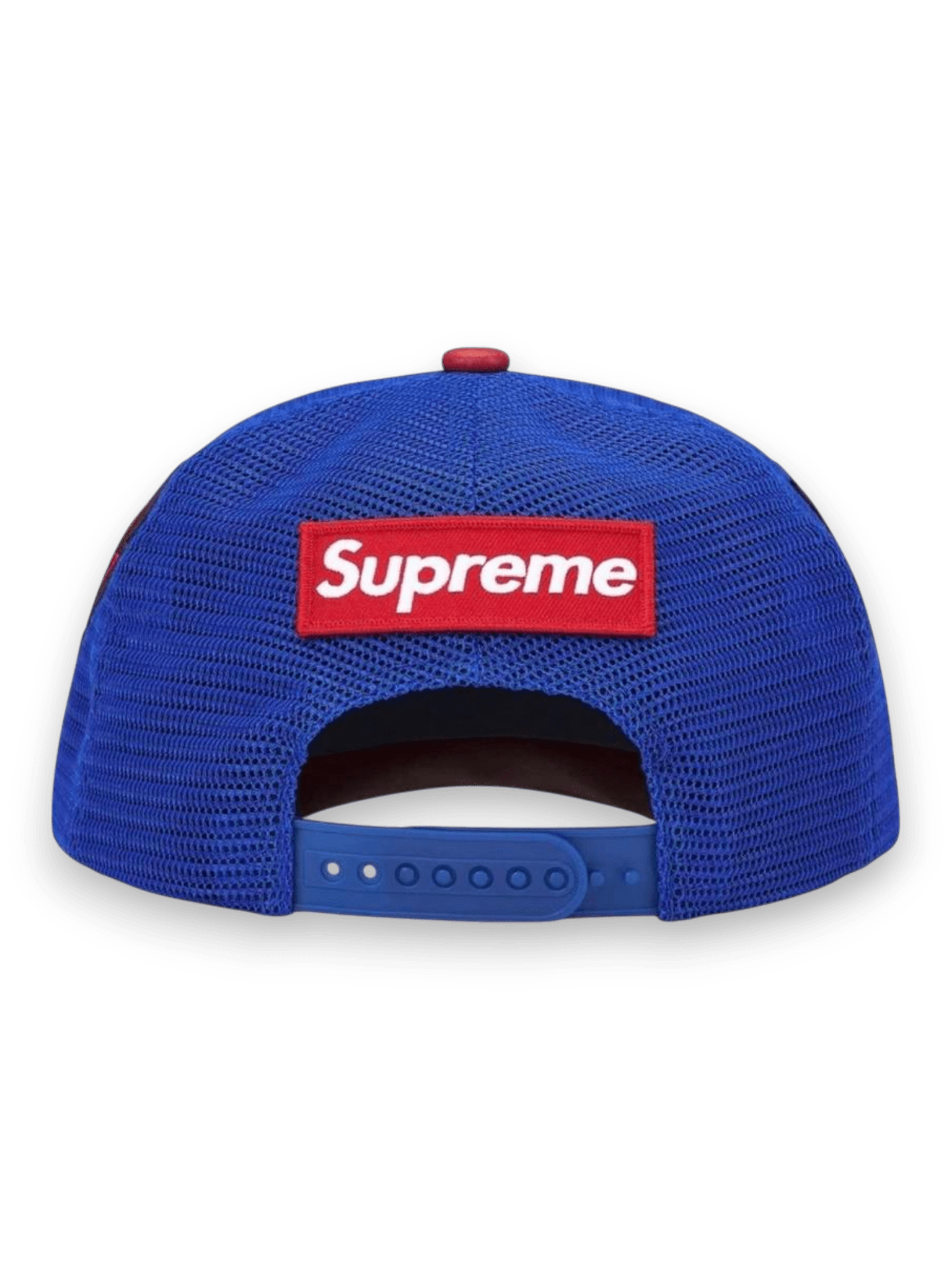 Supreme Vanson Leathers Spider-Man Mesh Back 6-Panel Hat Red