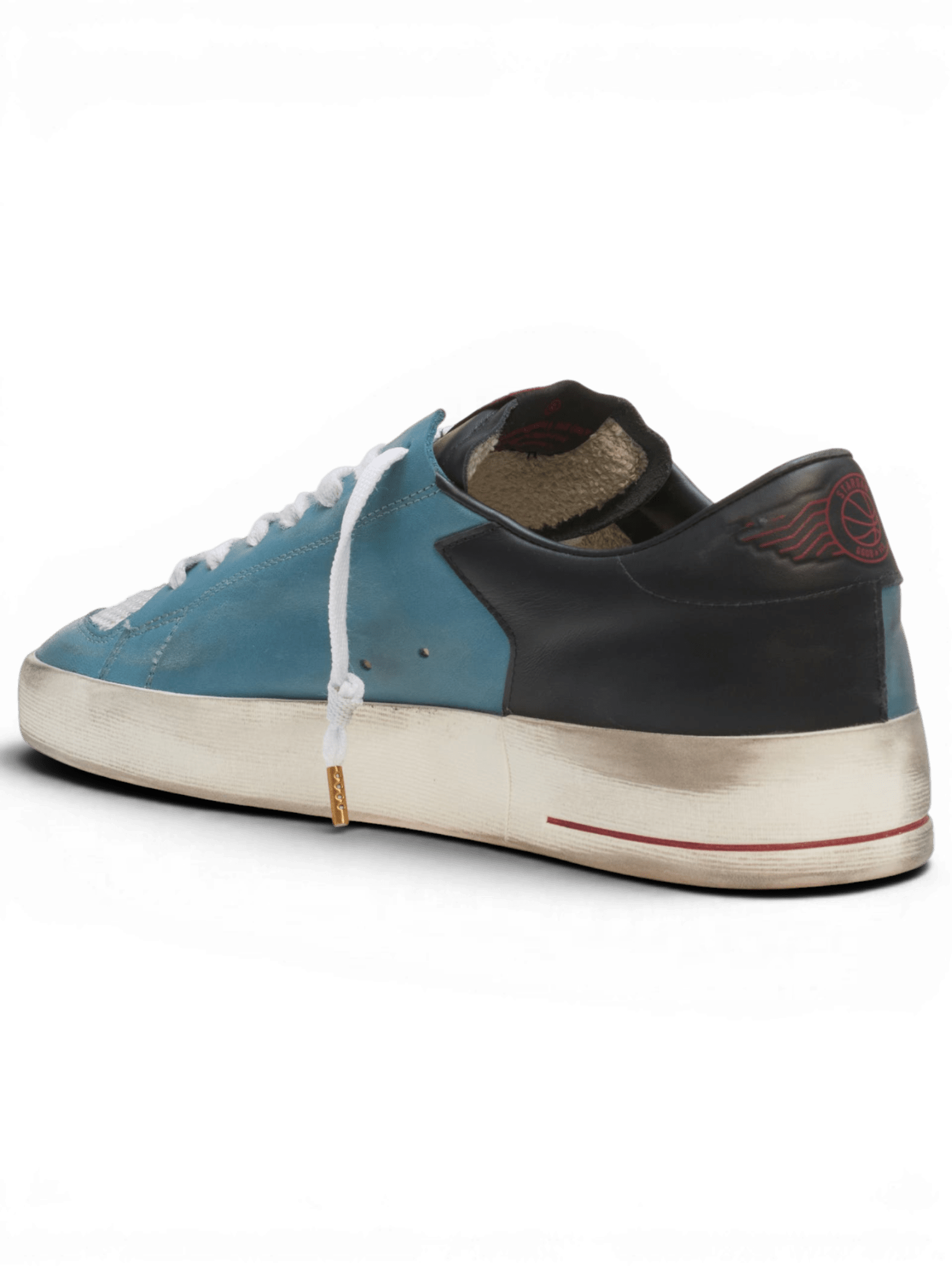 Golden Goose Stardan Petroleum, White And Black