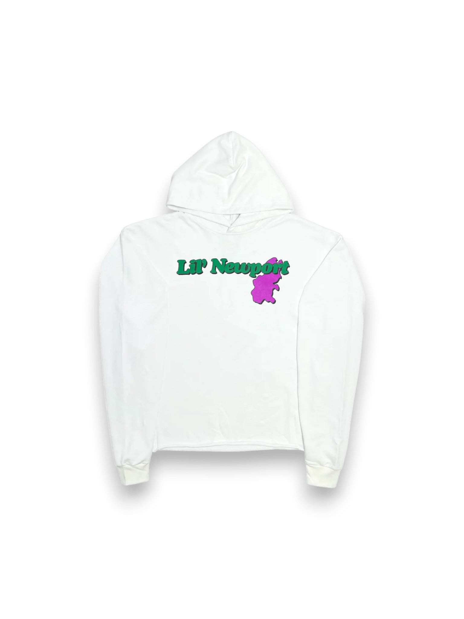 Vlone Yams Lil Newport Hoodie White