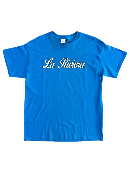 T-Shirt Supreme La Riviera tee light blue