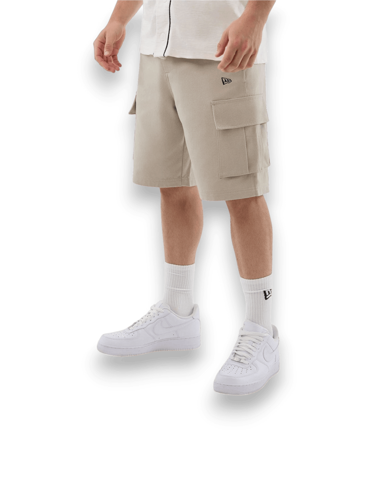 New Era Shorts Cargo Beige
