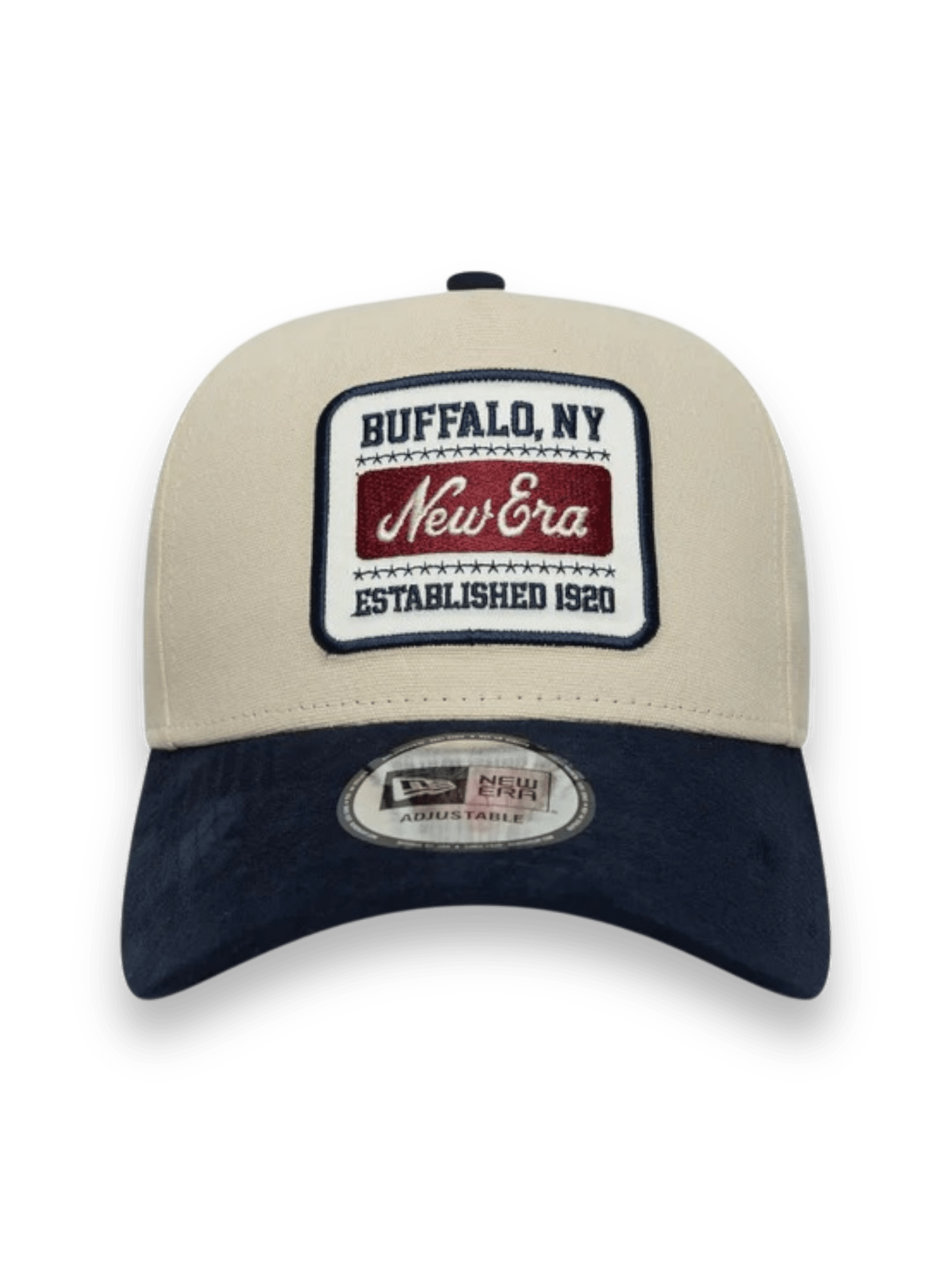 New Era 9FORTY E-Frame New Era Patch Suede Crema