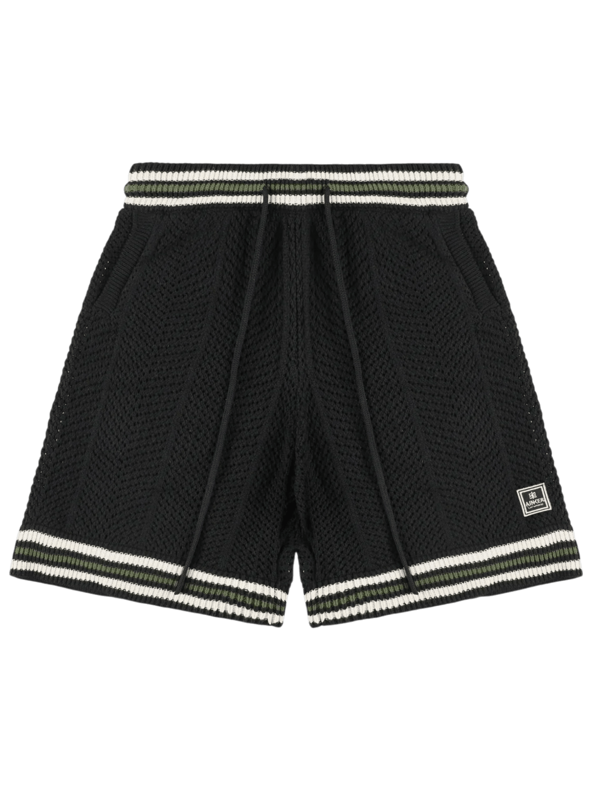 AINKER – 802 Black Knit Short Pant